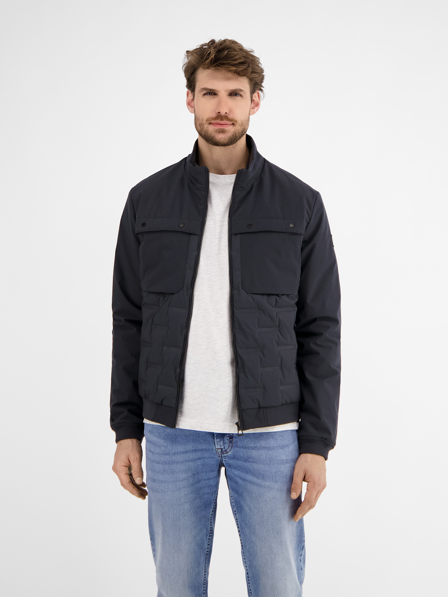 LERROS Steppjacke »Sportiver Blouson, gesteppt« ohne Kapuze