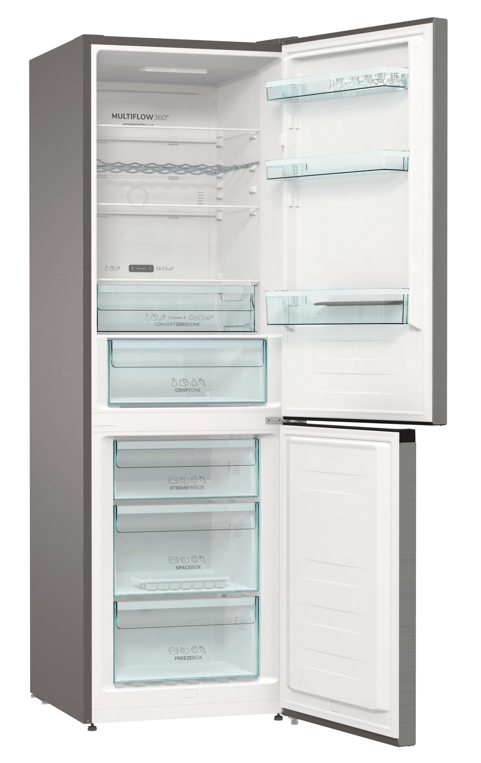 GORENJE Kühl-/Gefrierkombination, NK79C0DXL, 185 cm hoch, 60 cm breit, 4 Jahre Garantie inklusive