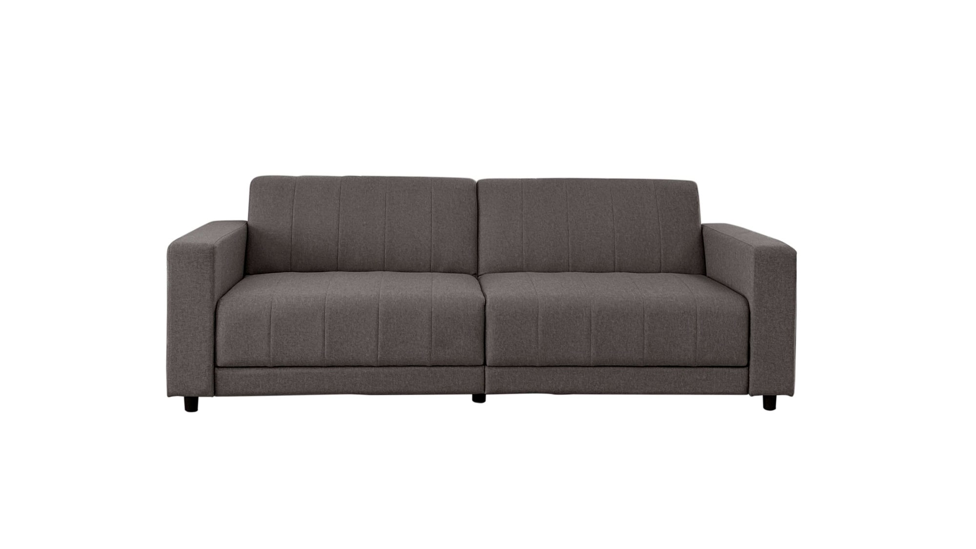 Dorel Home 3-Sitzer »Allie II Schlafsofa 225 cm«, Bett-Funktion (108/190cm), Rückenlehne 2-teilig, mit Steppung