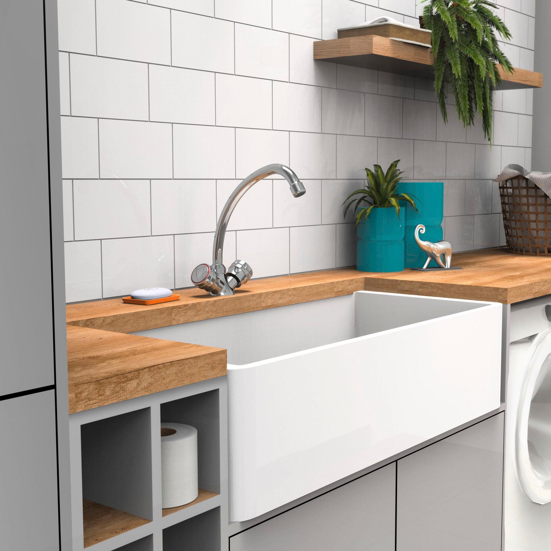 Eisl Spültischarmatur »GRADO« schwenkbarer Auslauf 360°, Marken-Mischdüse für perfektes Strahlbild