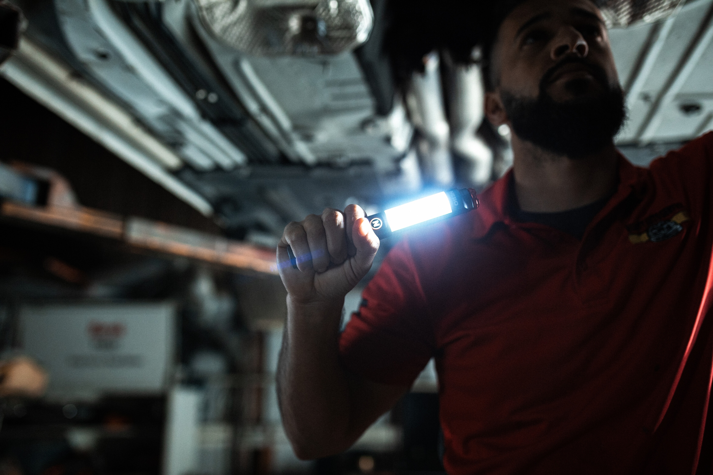 NEBO LED Taschenlampe »BIG LARRY 3«, Notsignalfunktion, Magnetfuß