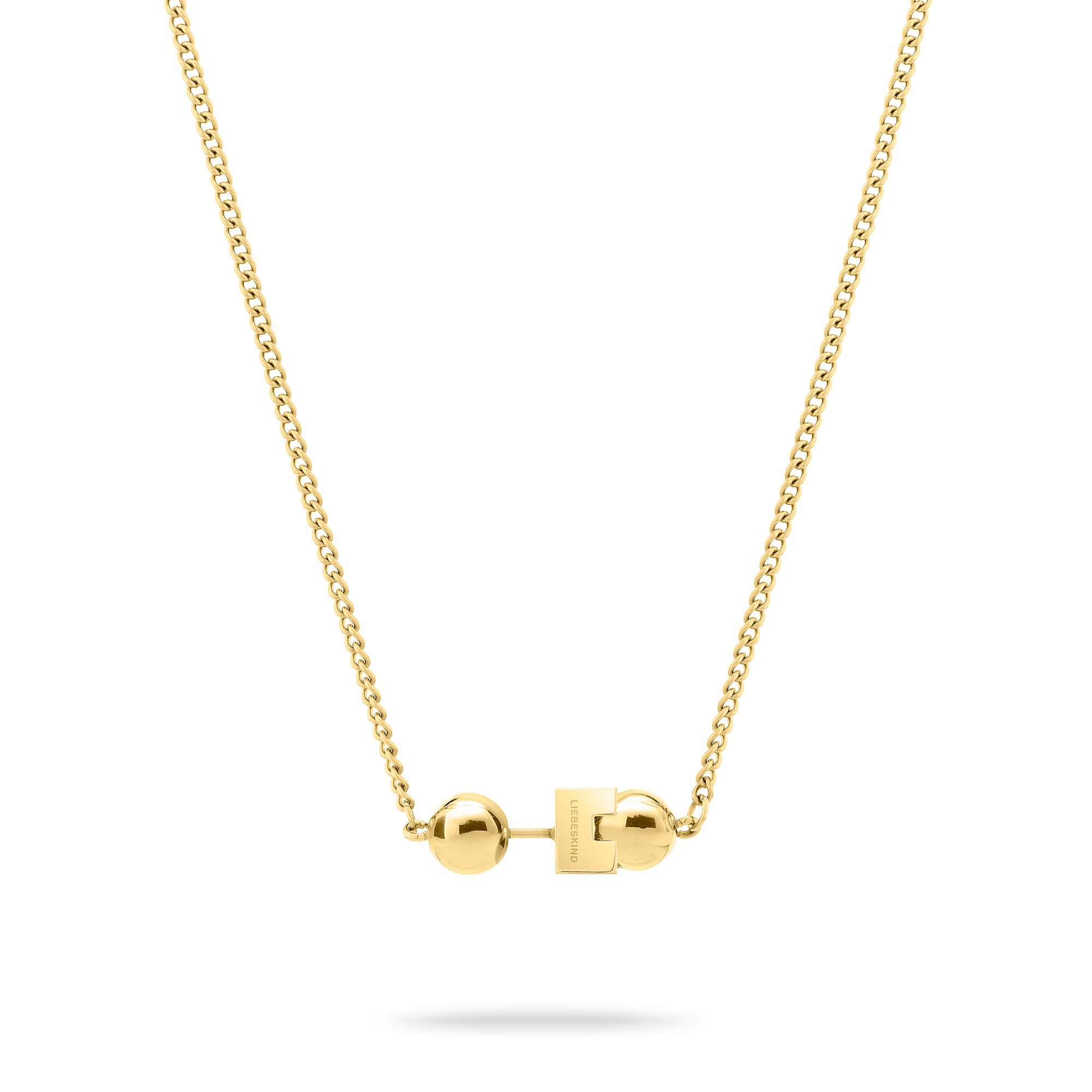 Liebeskind Berlin Kette mit Anhänger »Schmuck Geschenk Edelstahl Halskette Steel Ball«