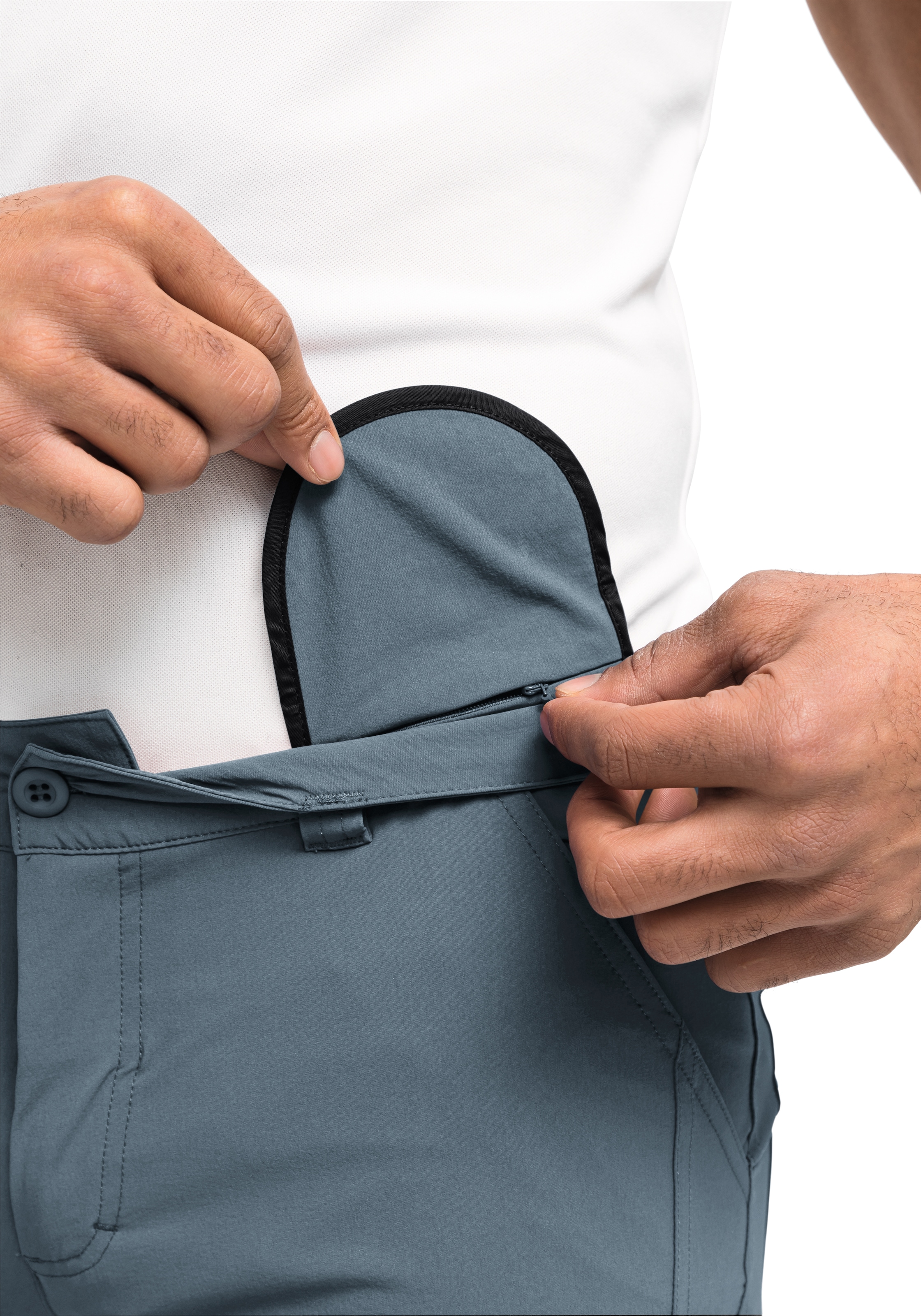 Maier Sports Funktionsshorts »Nil Short M«, Herren Shorts, kurze Wanderhose, Outdoorhose 4 Taschen, Regular Fit