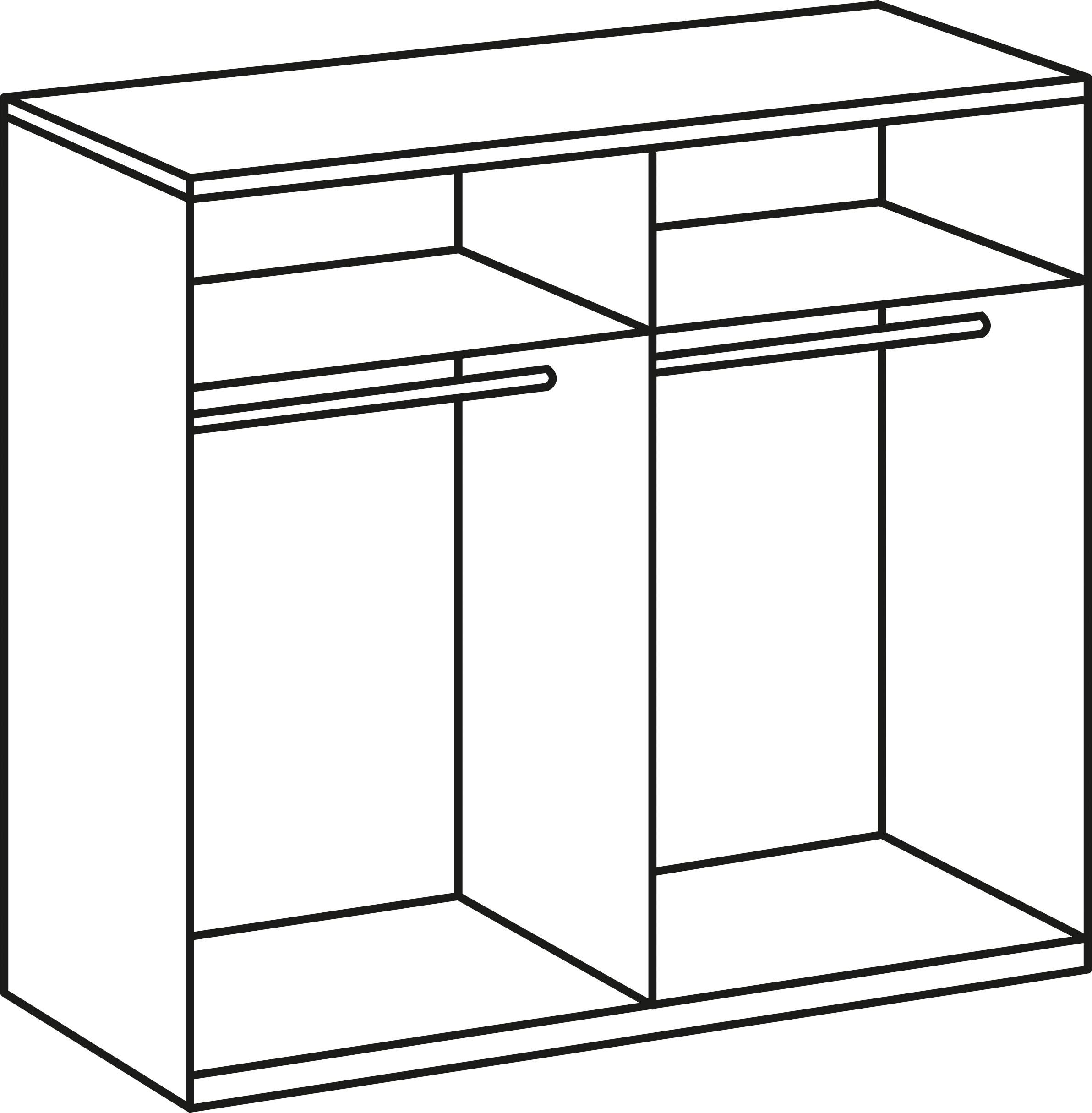 auf Kleiderschrank vielen Wimex »New hoch York«, oder in 208 236cm Rechnung Breiten, kaufen