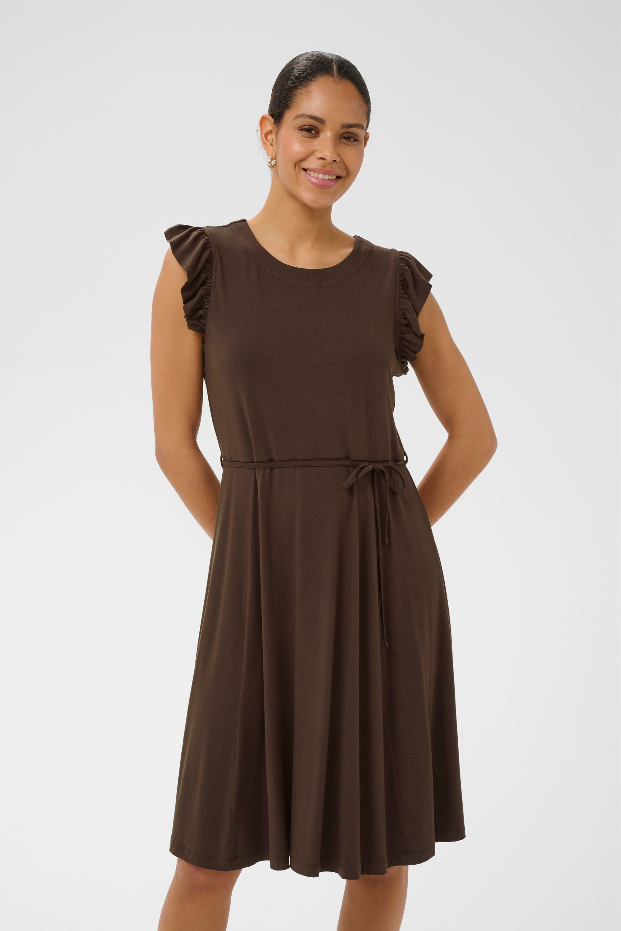 KAFFE Midikleid »Damen Kleid KAbella«