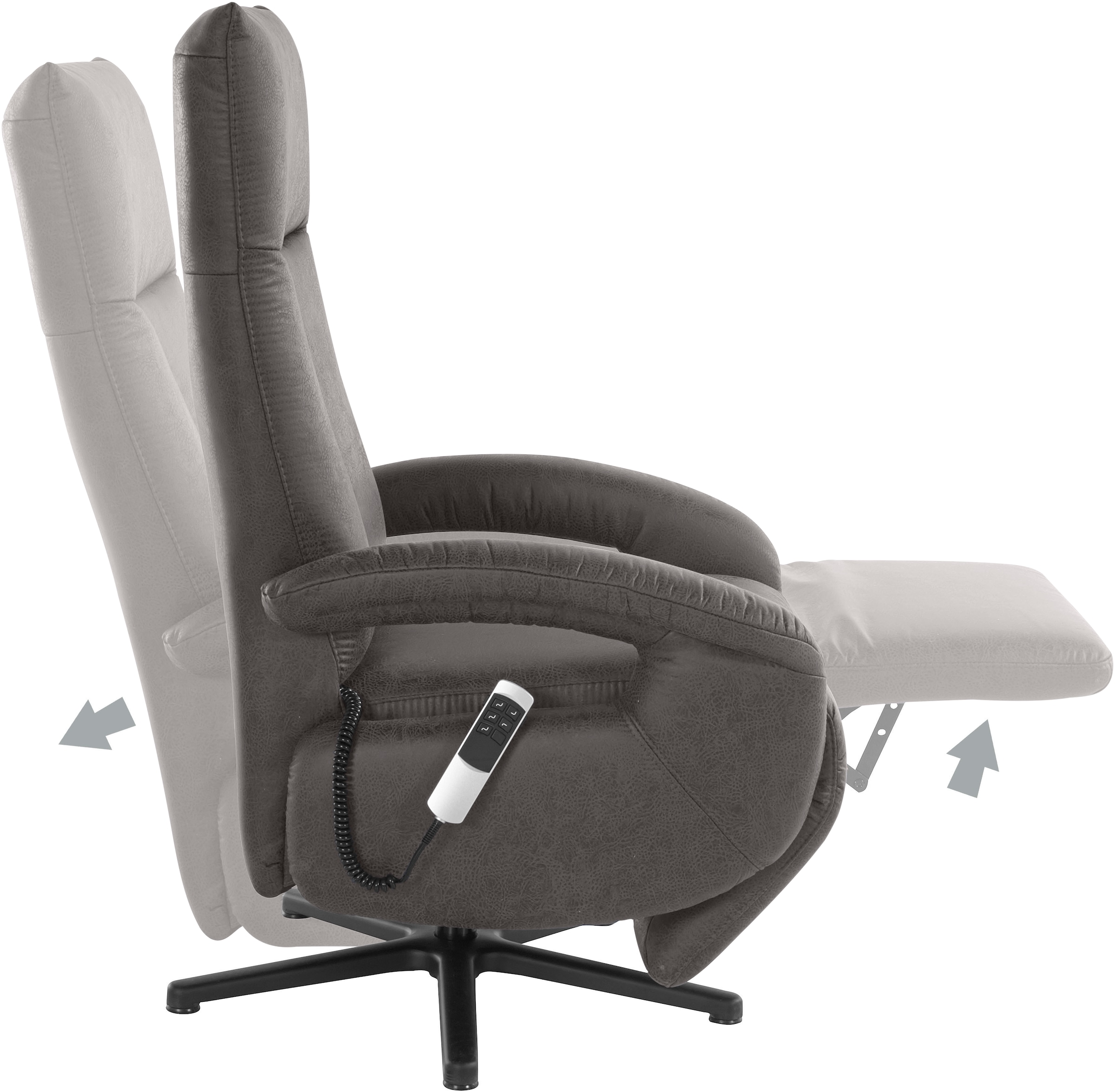 sit&more TV-Sessel »Tycoon«, wahlweise manuell, zwei kaufen mit auf mit oder mit oder Akku Motoren Rechnung 2 Motoren