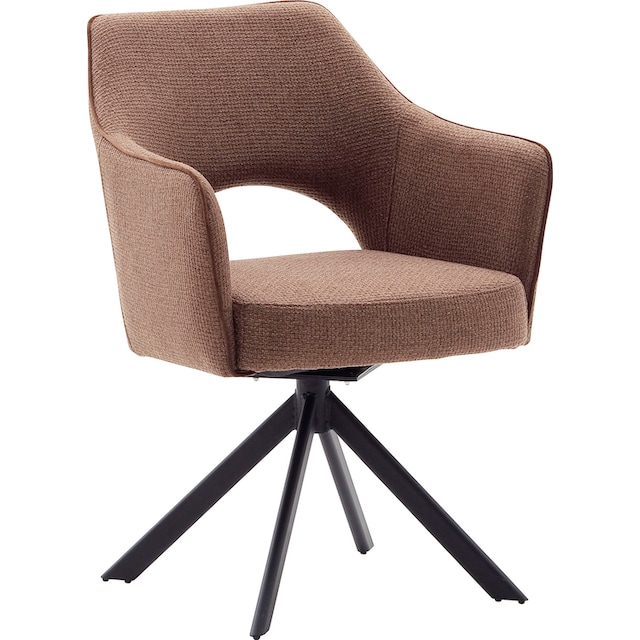 MCA furniture 4-Fußstuhl »Tonala«, Set, 2 St., Velourstoff grob, mit Nivellierung  180° drehbar auf Rechnung kaufen