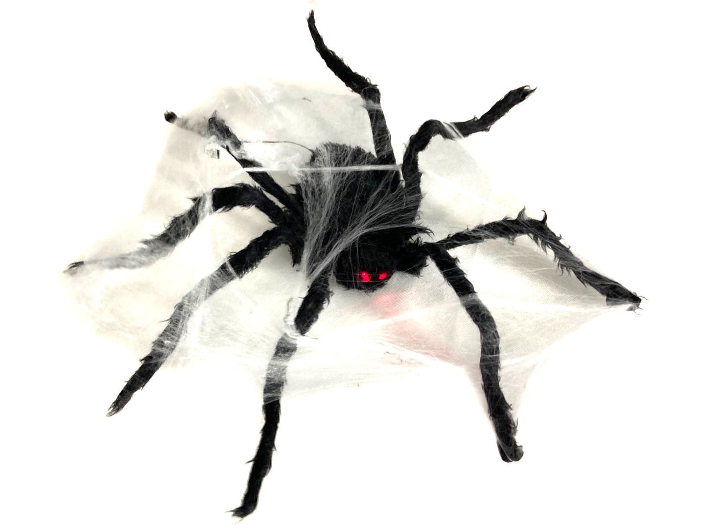 Tierfigur »Animierte laufende Spinne mit Netz«, Bewegung, Soundeffekt