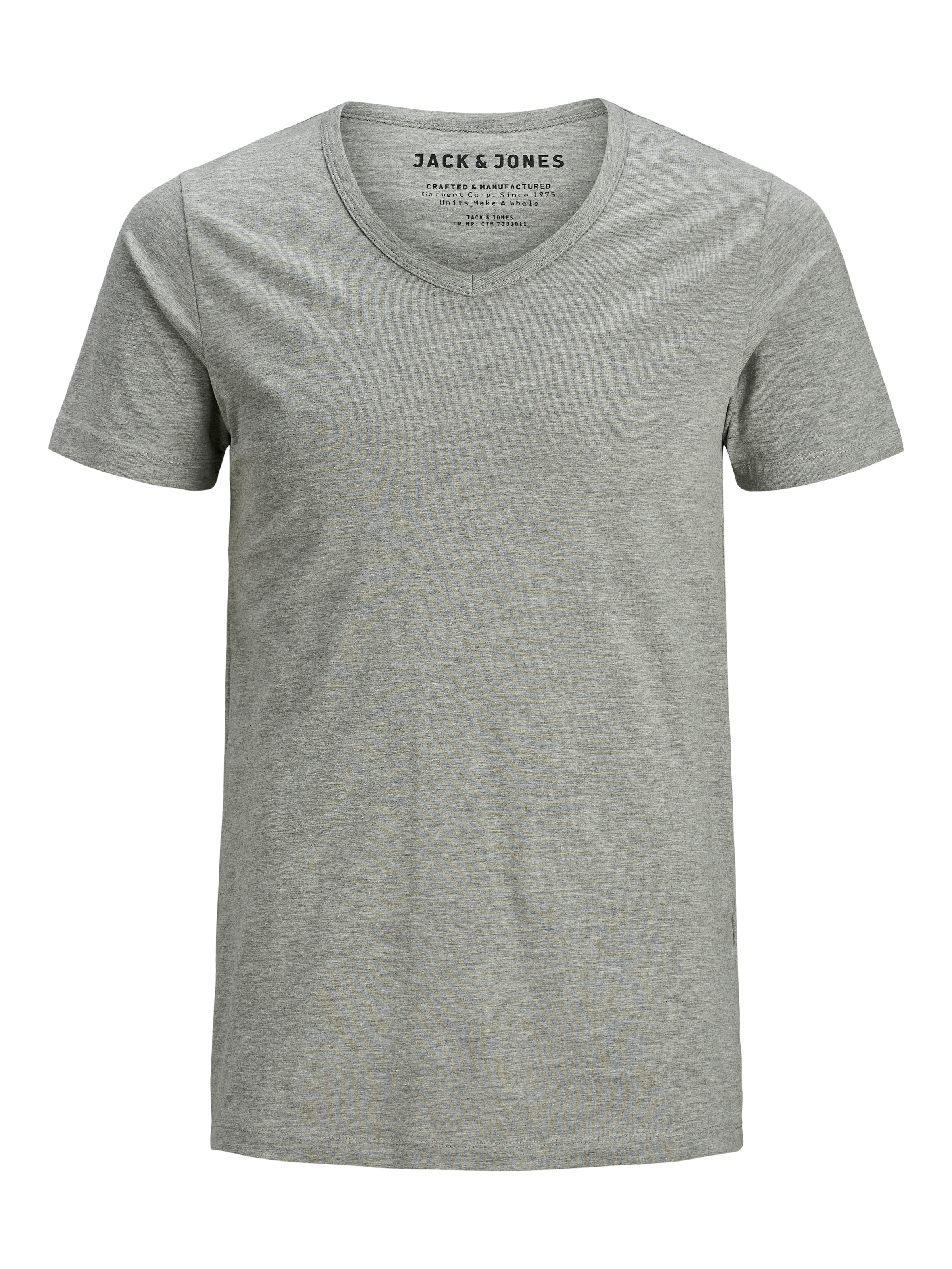 Jack & Jones T-Shirt »SLIM- FIT BASIC TEE V-NECK« mit V-Ausschnitt