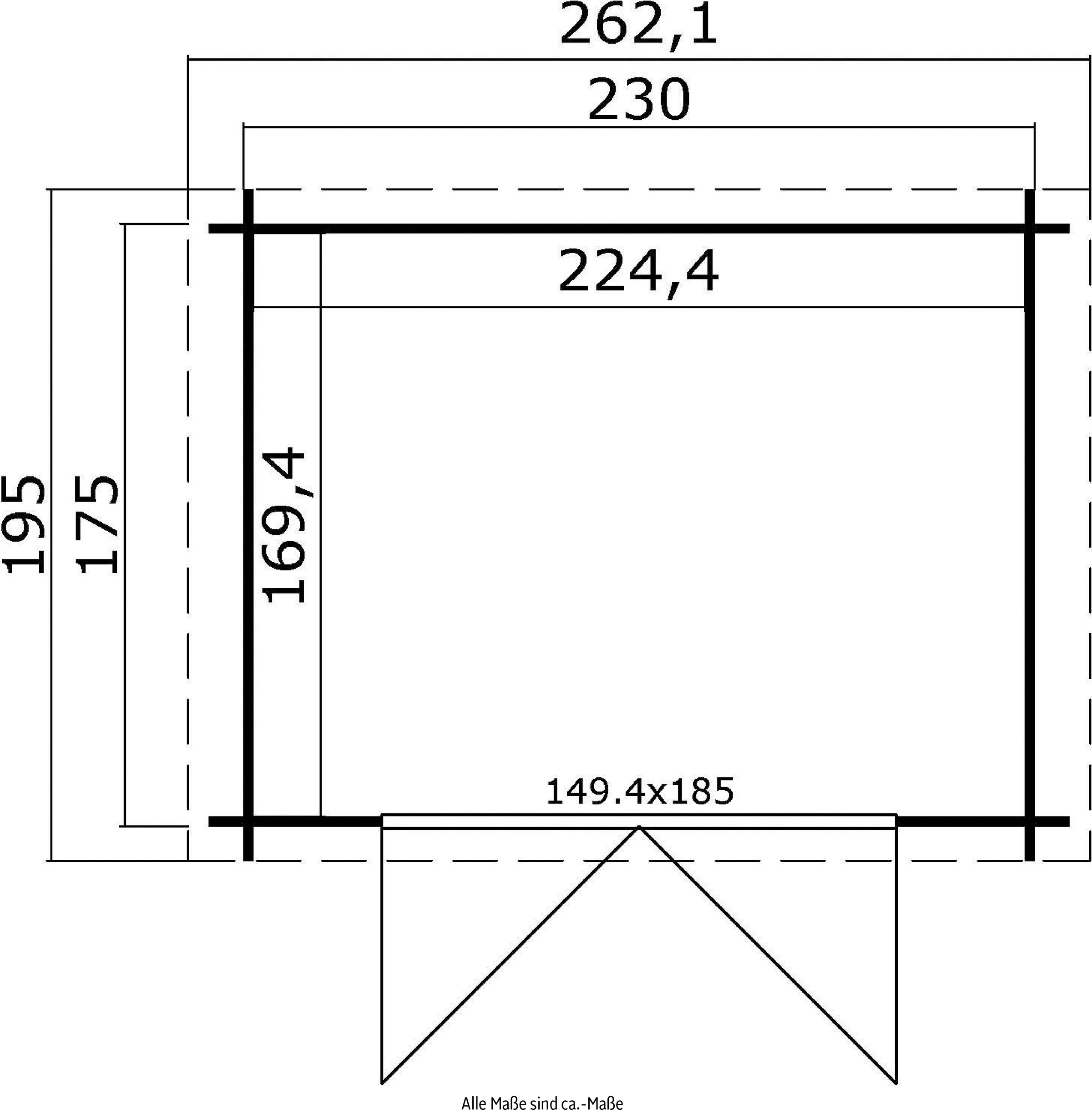LASITA MAJA Gartenhaus »INGO 175«