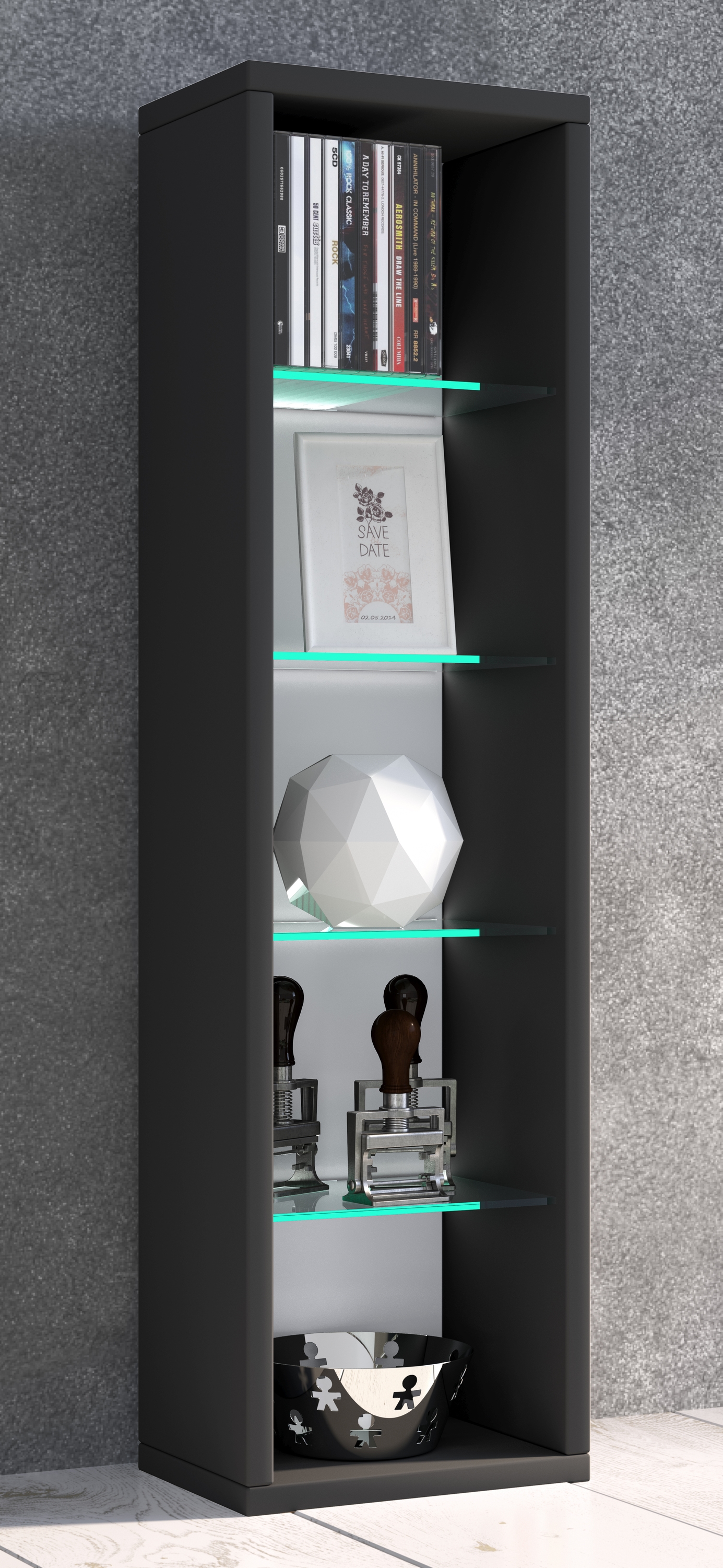 VCM Wandregal »Holz Wandregal Wandboard Hängeregal Board Rasato« 1 Stk. tlg.