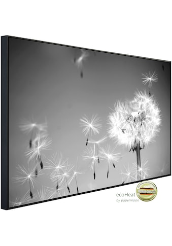 Papermoon Infrarotheizung »Pusteblume Schwarz & Weiß«, sehr angenehme Strahlungswärme kaufen