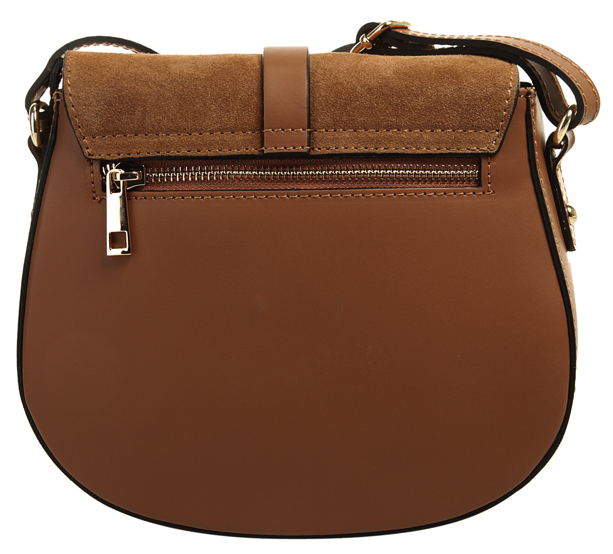 Cluty Umhängetasche, echt Leder, Made in Italy