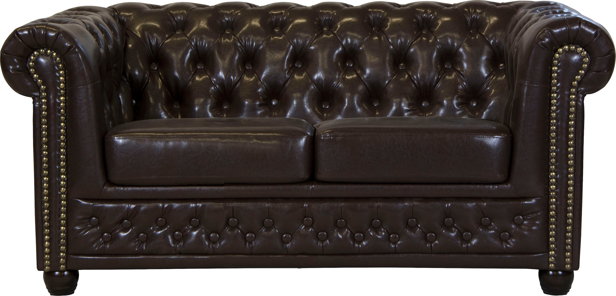 Home affaire Chesterfield-Sofa »Rysum«, Chesterfield-Optik, in 2 Bezugsqualitäten