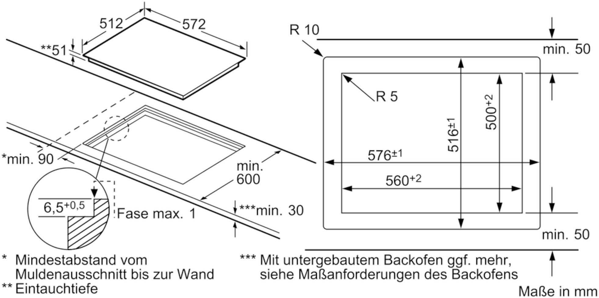 BOSCH Elektro-Kochfeld von SCHOTT CERAN®, Garantie XXL 3 Jahren mit Powerboost-Funktion mit PKN601DP1D