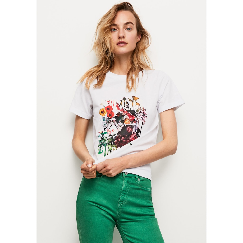 Pepe Jeans T-Shirt »PAULINE« in oversized Passform und mit tollem markentypischem Frontprint