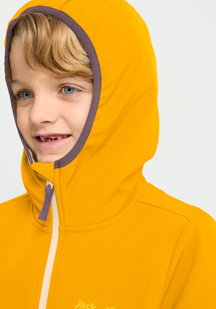 Jack Wolfskin Softshelljacke »FOURWINDS JKT K« wasserabweisend, windabweisend, mit reflektierenden Details