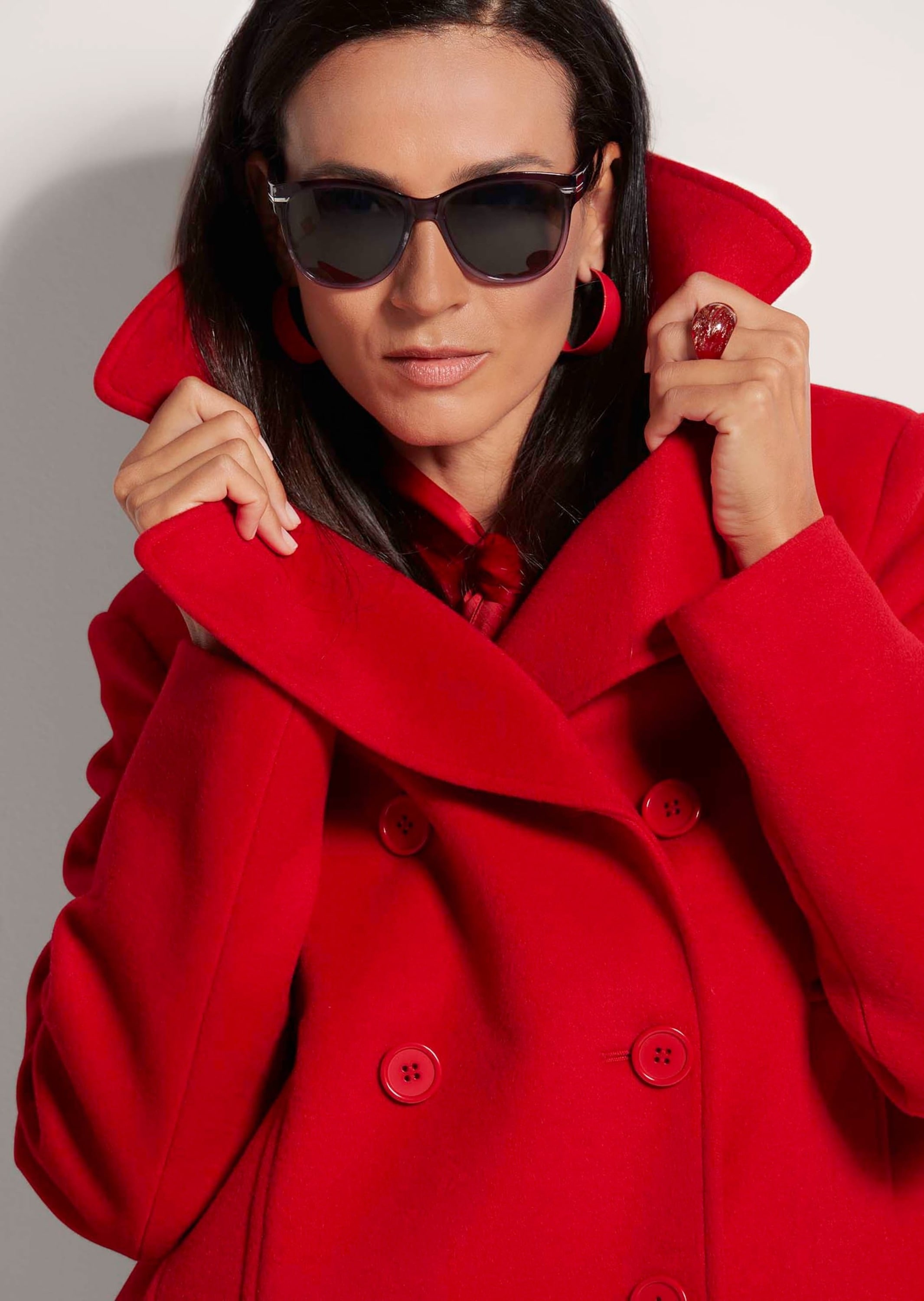 MADELEINE Kurzjacke »Caban Elegante Caban-Jacke mit Taschen«