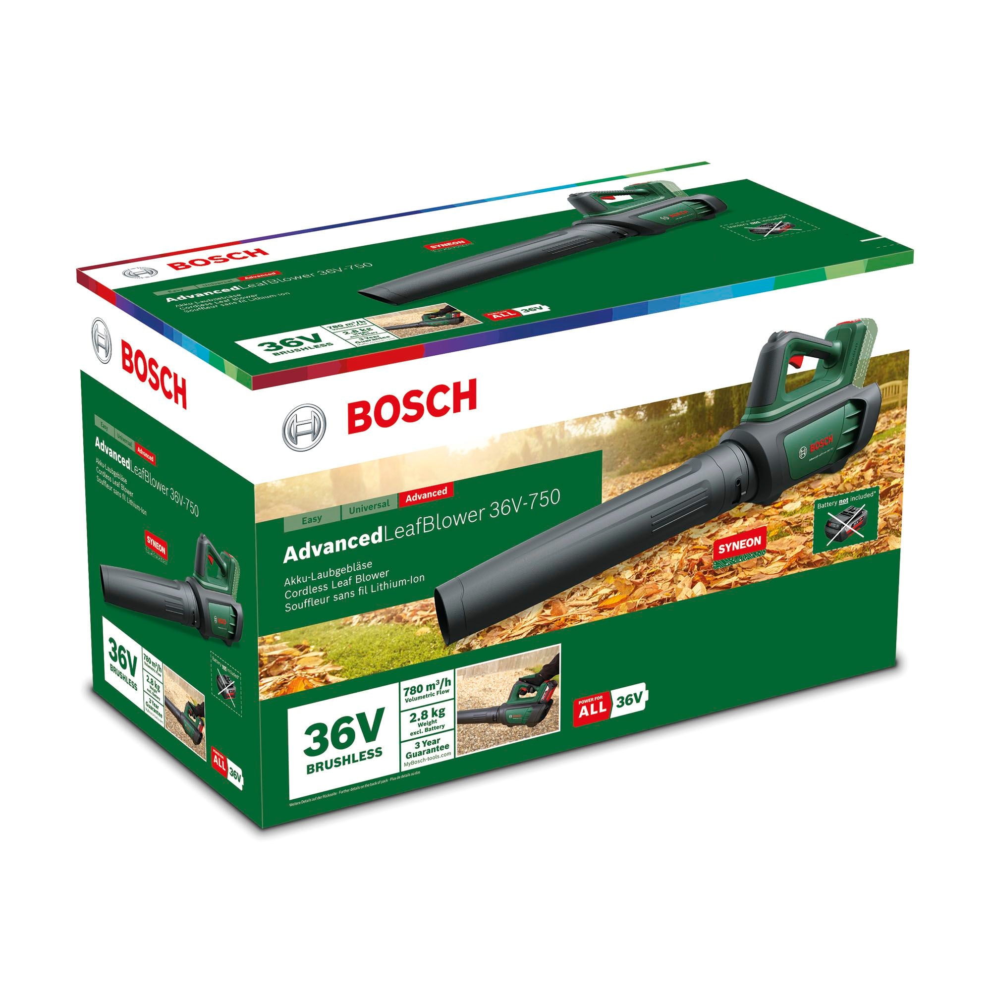 Bosch Home & Garden Akku-Laubbläser »AdvancedLeafBlower 36V-750«, ohne Akku und Ladegerät
