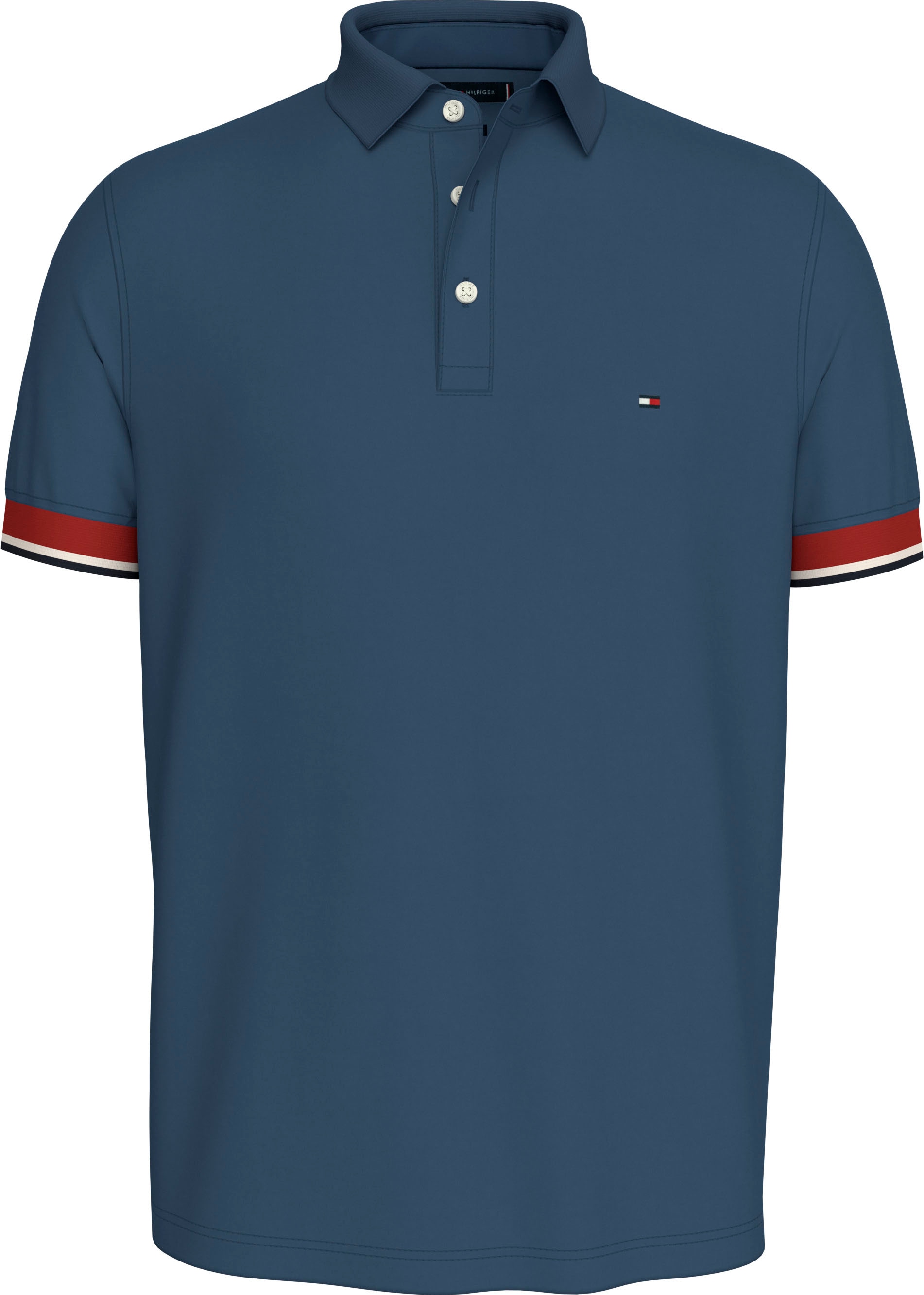 Tommy Hilfiger Poloshirt »INTERLOCK SLEEVE DETAIL REG POLO«