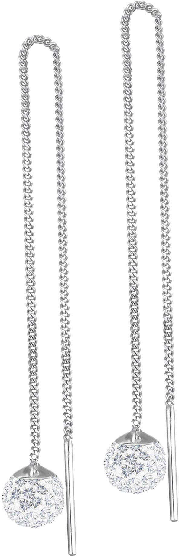 Elli Paar Ohrhänger »Schmuck Geschenk Silber 925 Ohrringe, 0312360811«, mit Glasstein