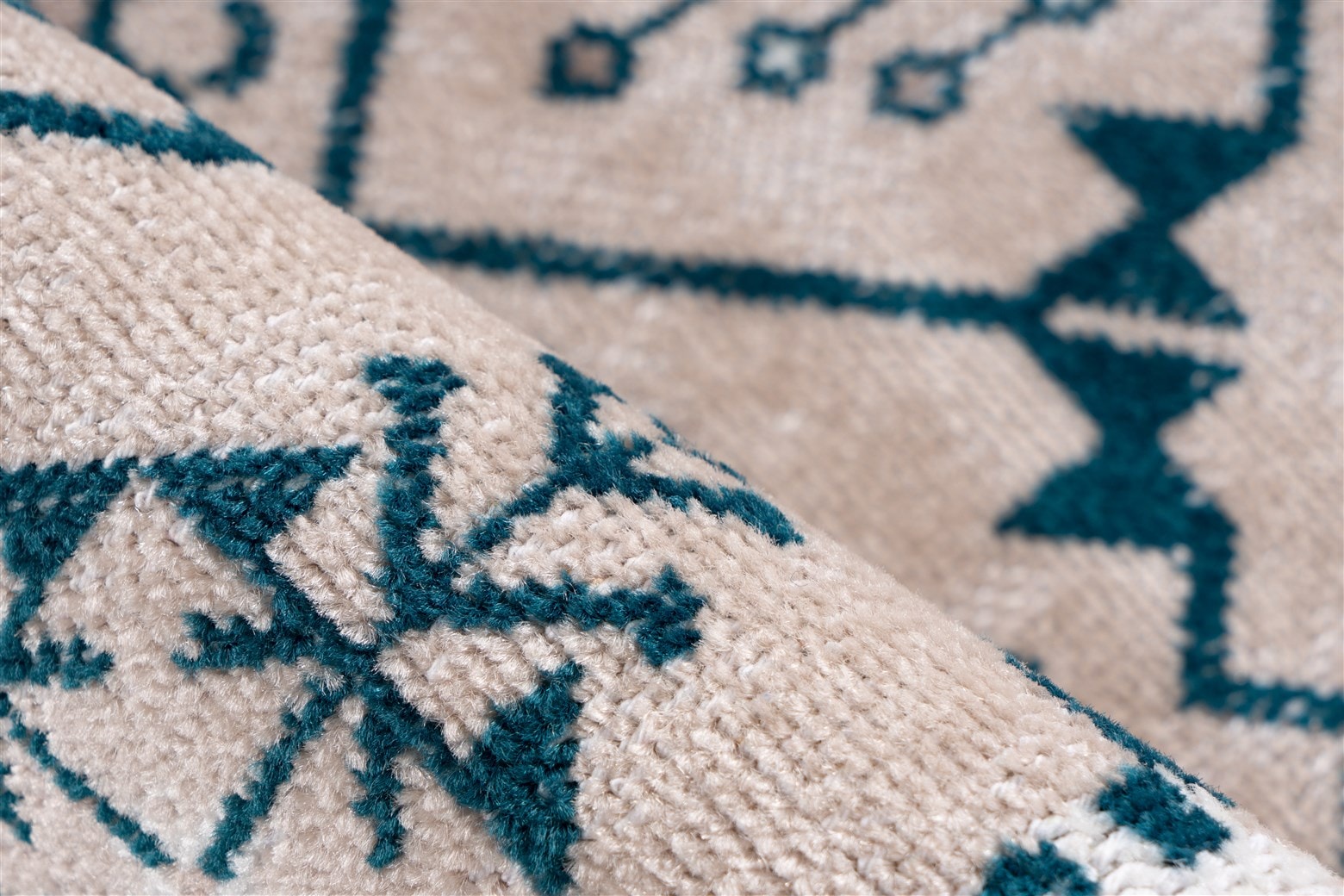 me gusta Teppich »Ariya 425« rechteckig 6 mm Höhe Flachflor, gekettelt, Wohnzimmer