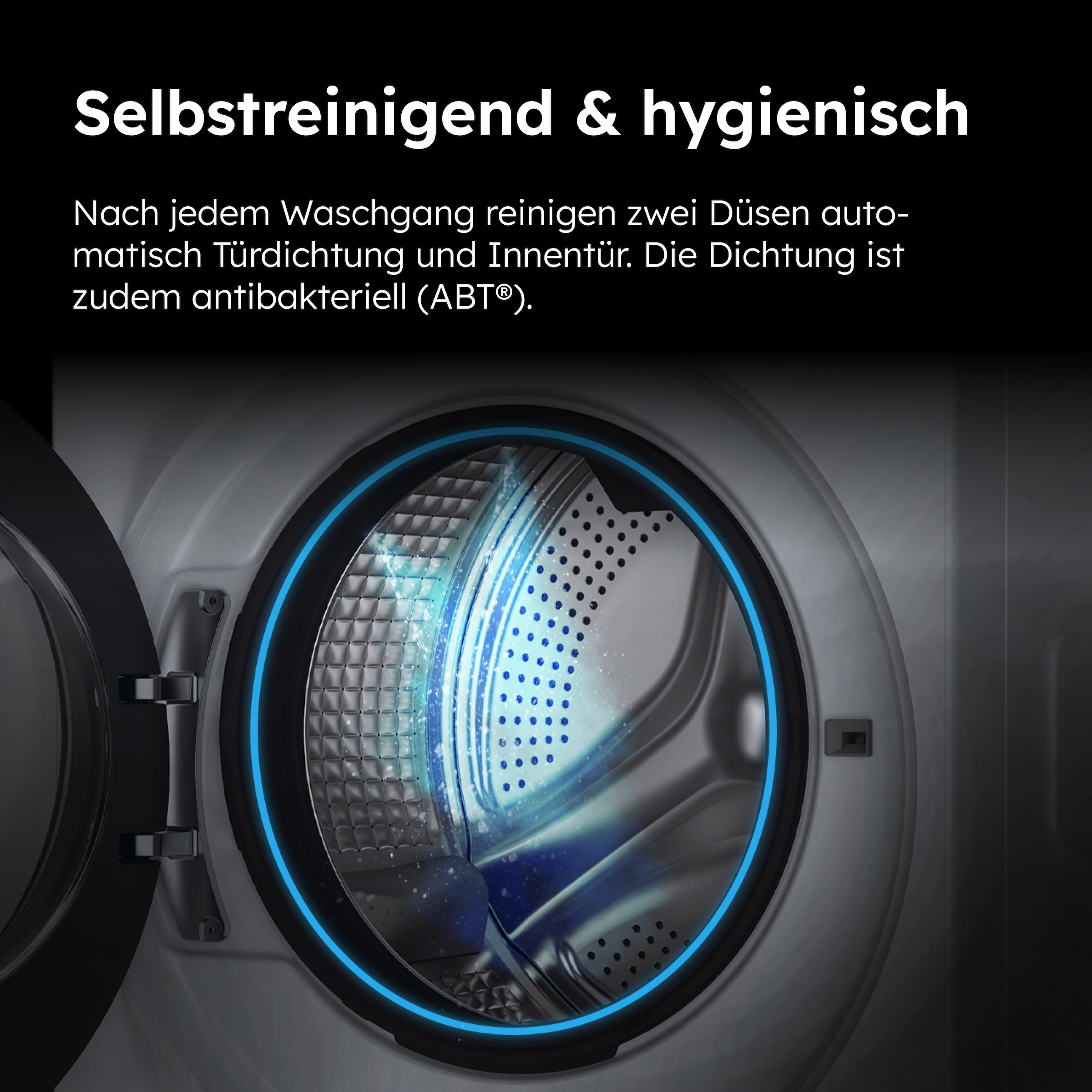 Haier Waschmaschine »HW81-NBP14939«, 8 kg, 1400 U/min, das Hygiene Plus: ABT® Antibakterielle Technologie