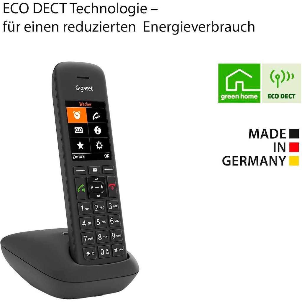 Gigaset Schnurloses DECT-Telefon »C575A Duo«, (Mobilteile: 2)