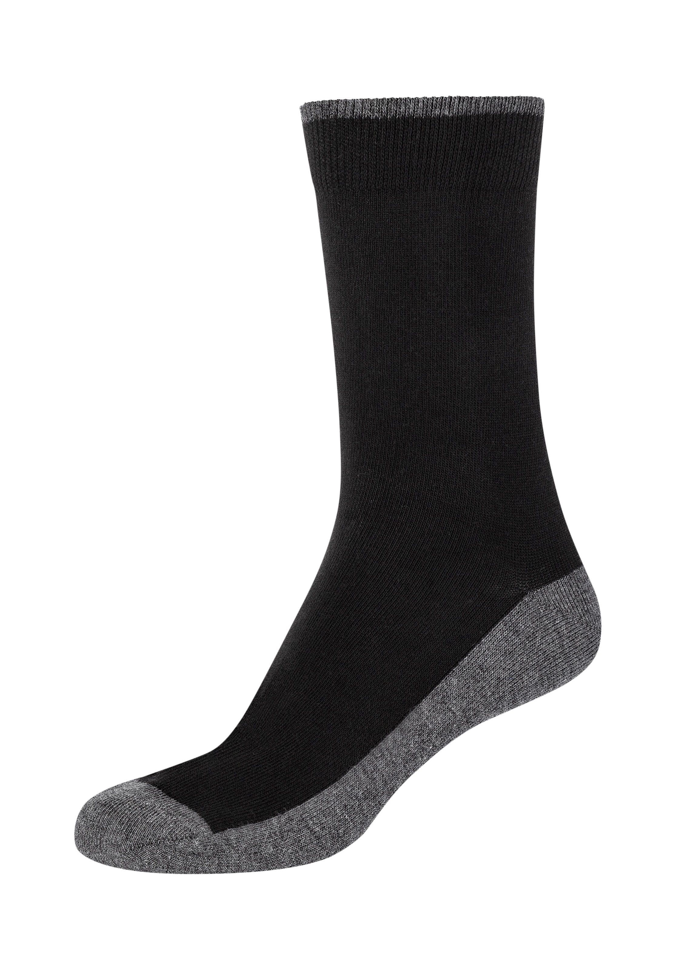 Camano Socken »ca-soft«, (4 Paar), Leopard Socks, Piqué-Bund, verstärkte Ferse und Spitze