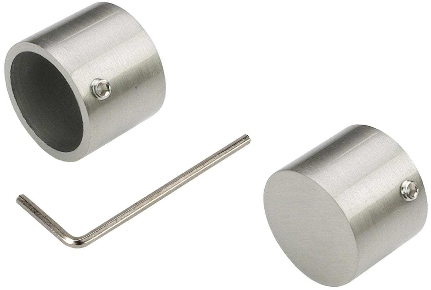 Liedeco Gardinenstange »CELBULLE02SG2L«, 2 läufig-läufig, Fixmaß, 2-läufig im Fixmaß Ø 25/20 mm