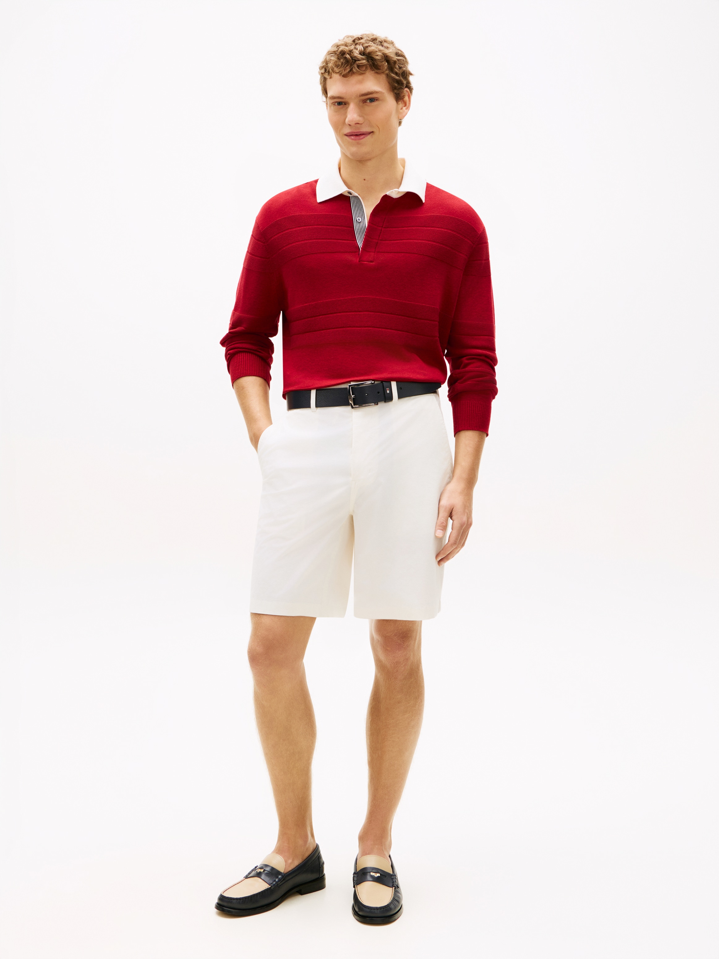 Tommy Hilfiger Chinoshorts »DOVER«  mit Flag-Stickerei