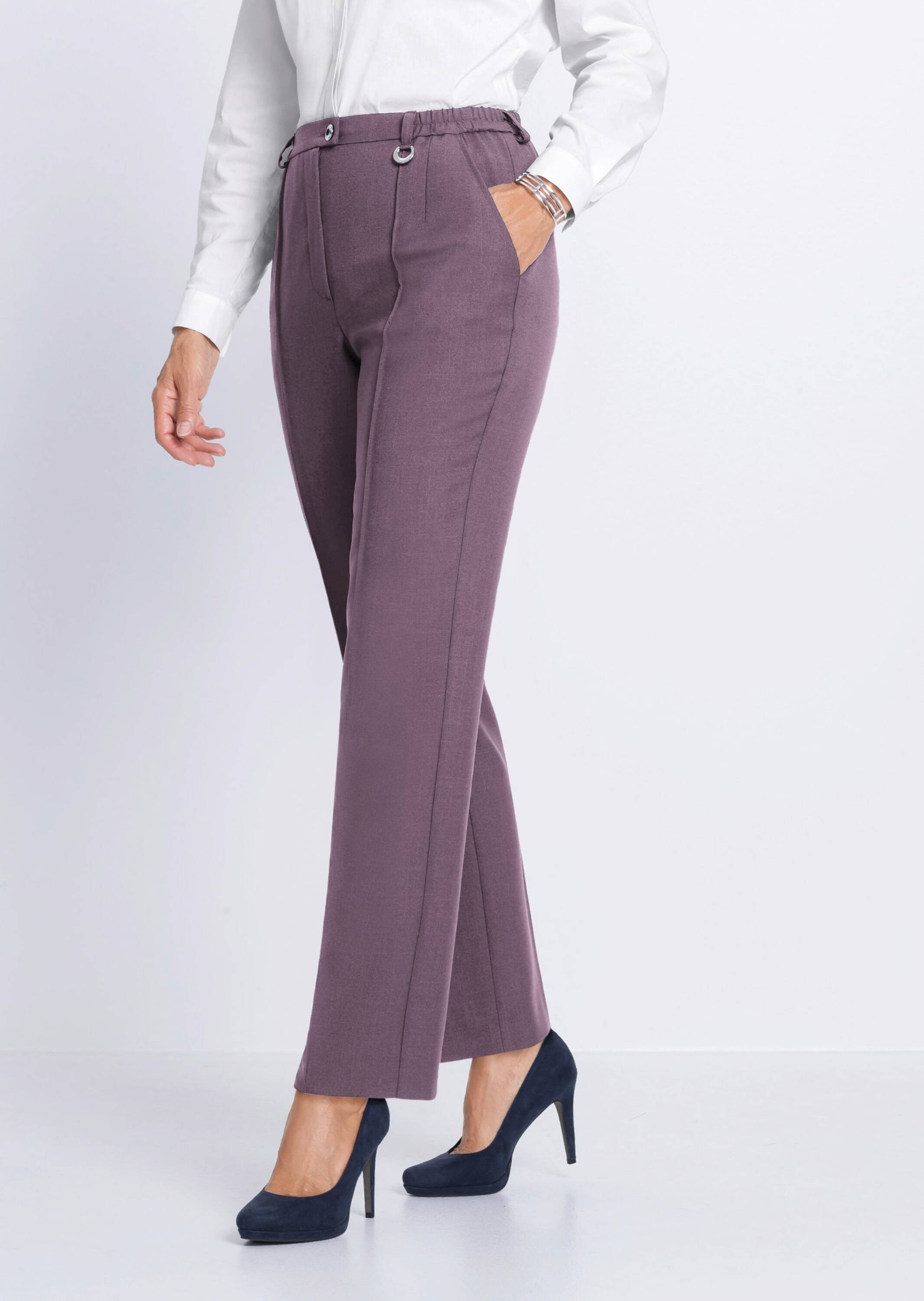 GOLDNER 2-in-1-Hose »Kurzgröße Knitterarme Hose Carla mit SilverFresh-Ausrüstung«