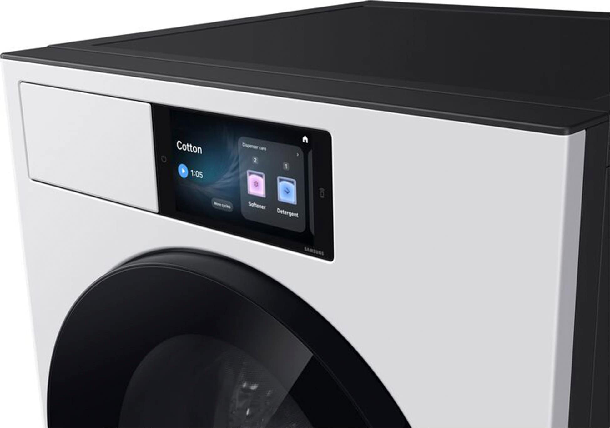 Samsung Waschmaschine »WF90H09C4W« 9 kg 1400 U/min Großes 7" Touchdisplay   So smart wie dein Phone