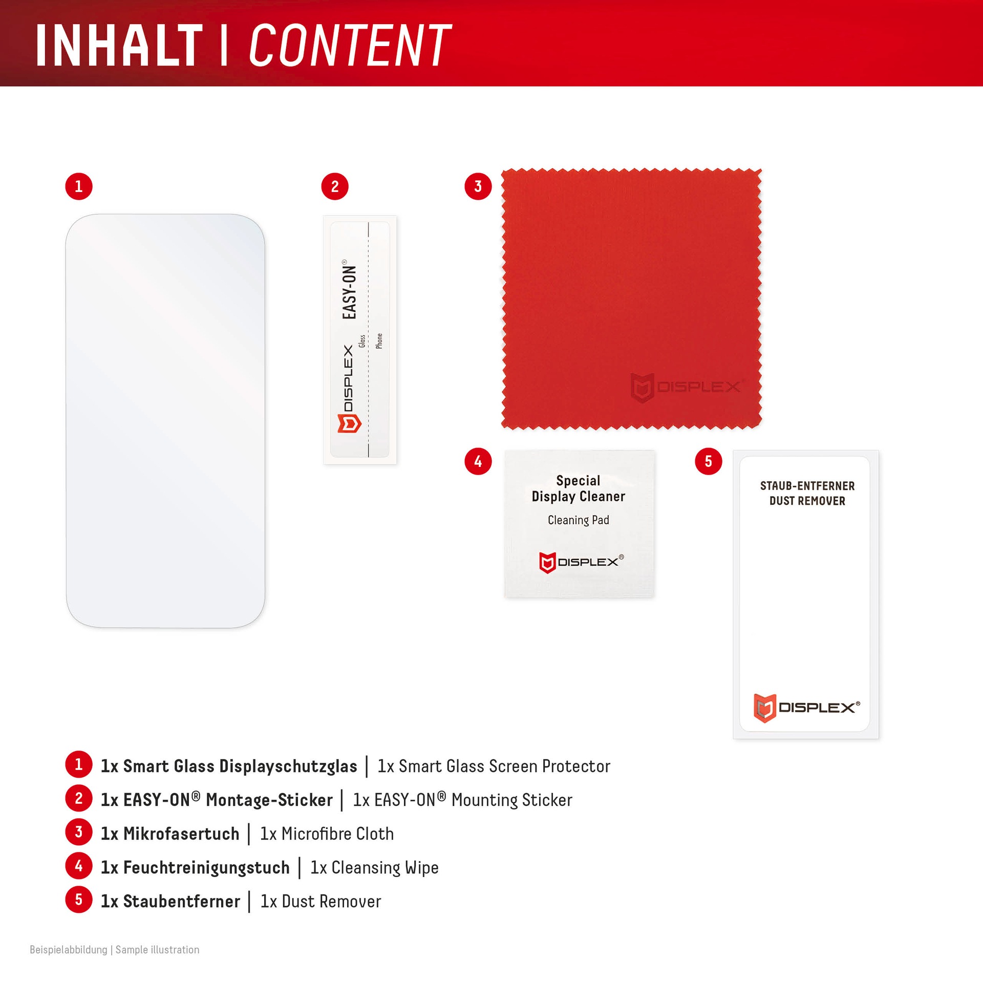 Displex Displayschutzglas »Smart Glass Screen Protector«, für Xiaomi Redmi 15C, Displayschutzfolie, Schutzfolie, Bildschirmschutz, kratz- & stoßfest