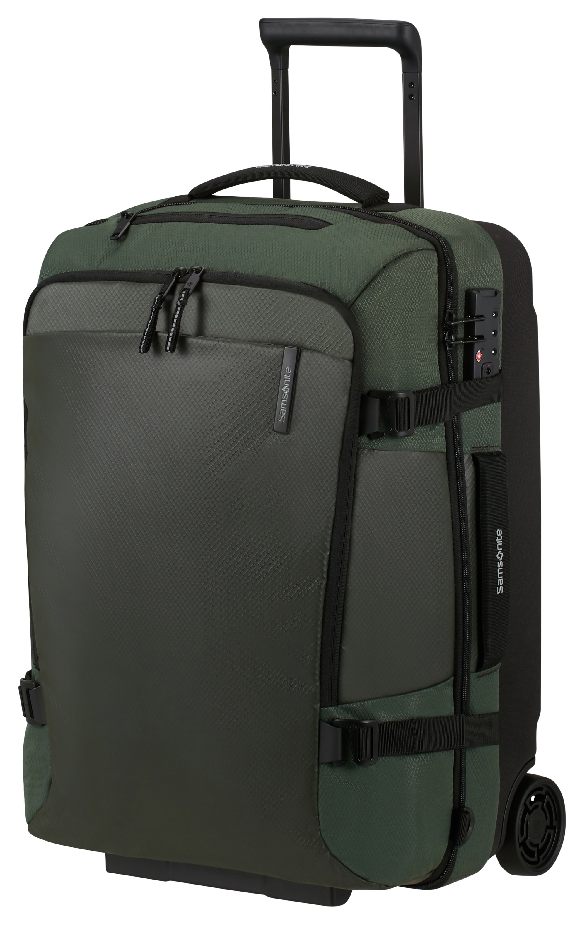 Samsonite Reisetasche »ARMOX, 55 cm«, Duffle mit Rollen TSA-Schloss Packgurte Trolley-Gestänge