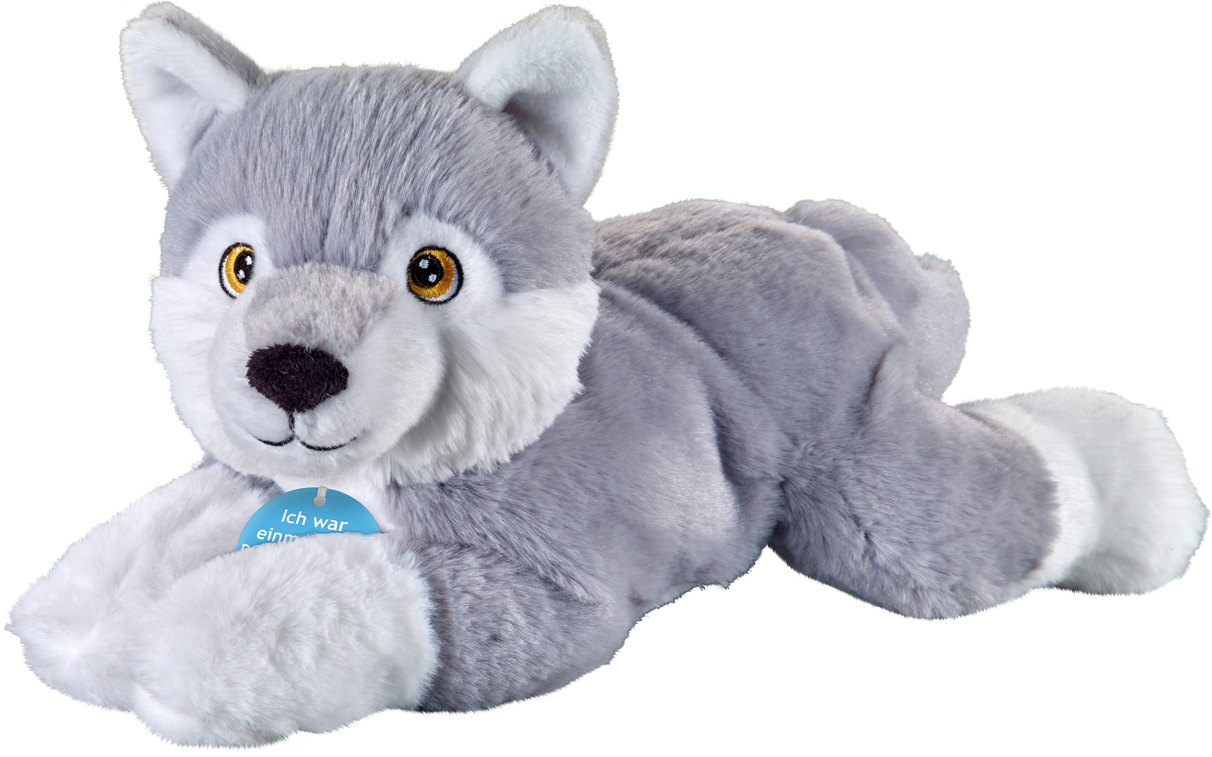 Heinrich Bauer Kuscheltier »ECO-Line, Husky liegend«, aus recyceltem Material
