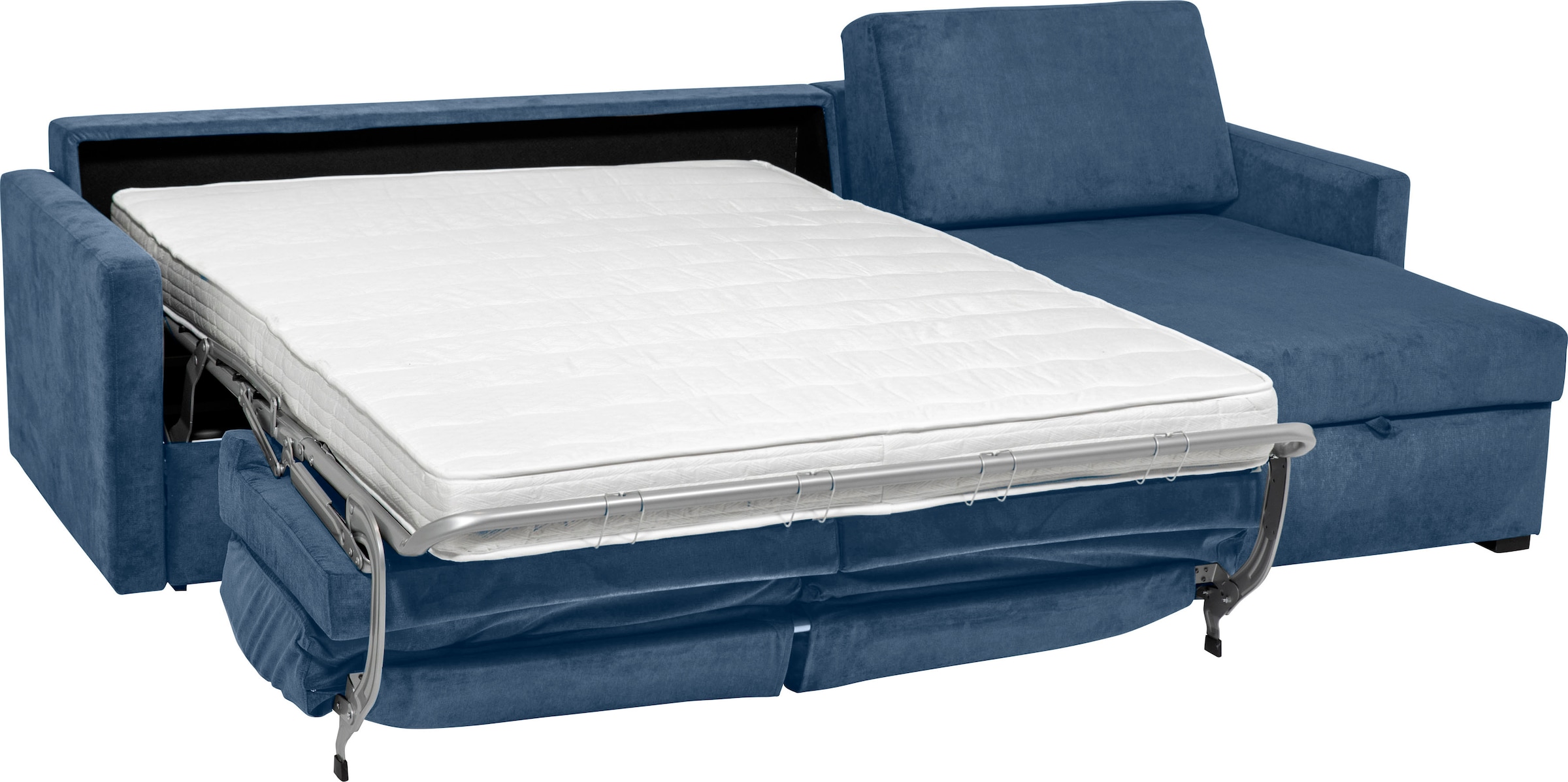 Places of Style Schlafsofa »GOLDPOINT Ecksofa 264 cm, Liegefläche (140/200cm), L-Form,«, Bettfunktion, Bonell-Federkernmatratze und Dauerschläfer-Funktion