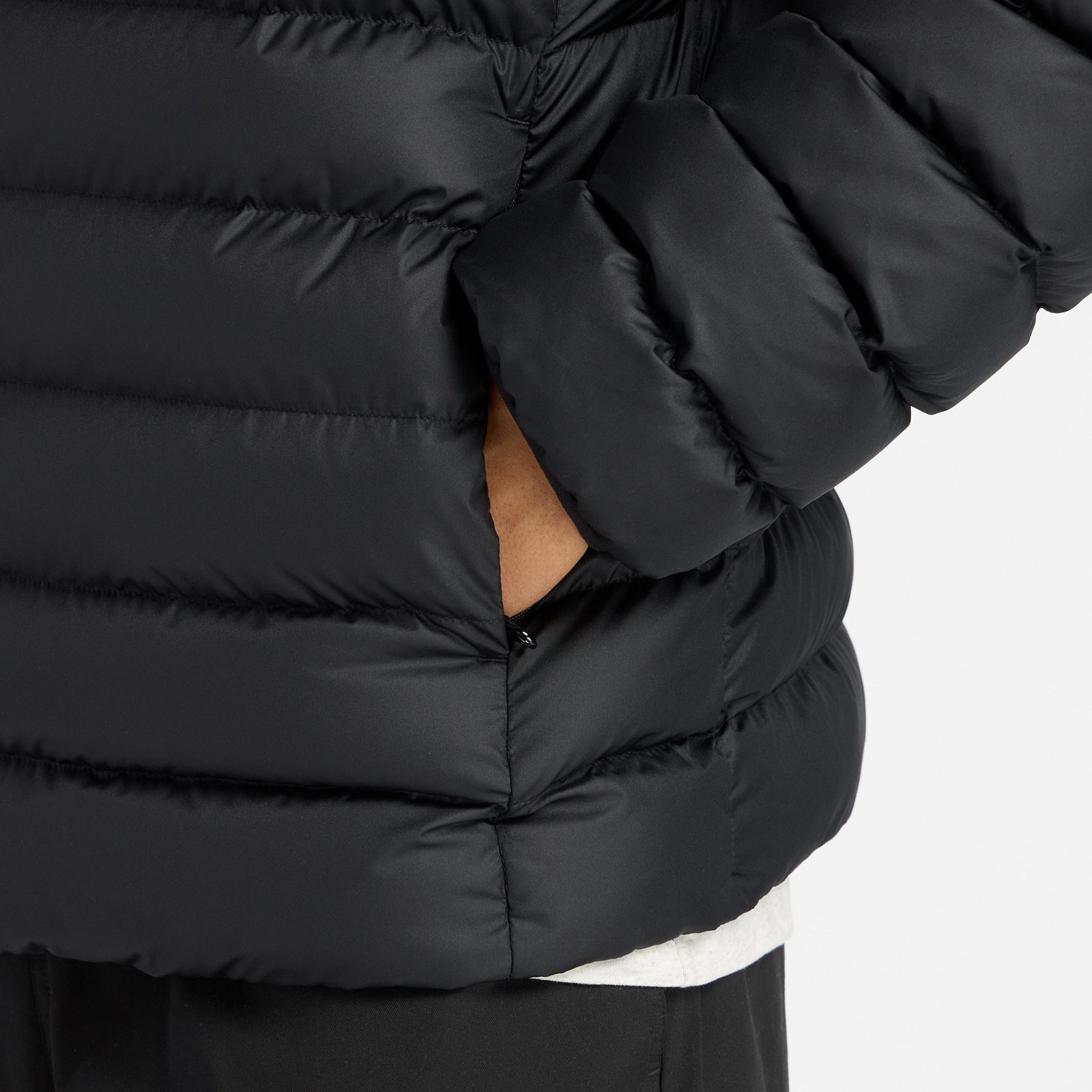 New Balance Steppjacke »Hooded Puffer Jacket BLACK«, mit Kapuze, Warm gefütterte Übergangsjacke und Winterjacke