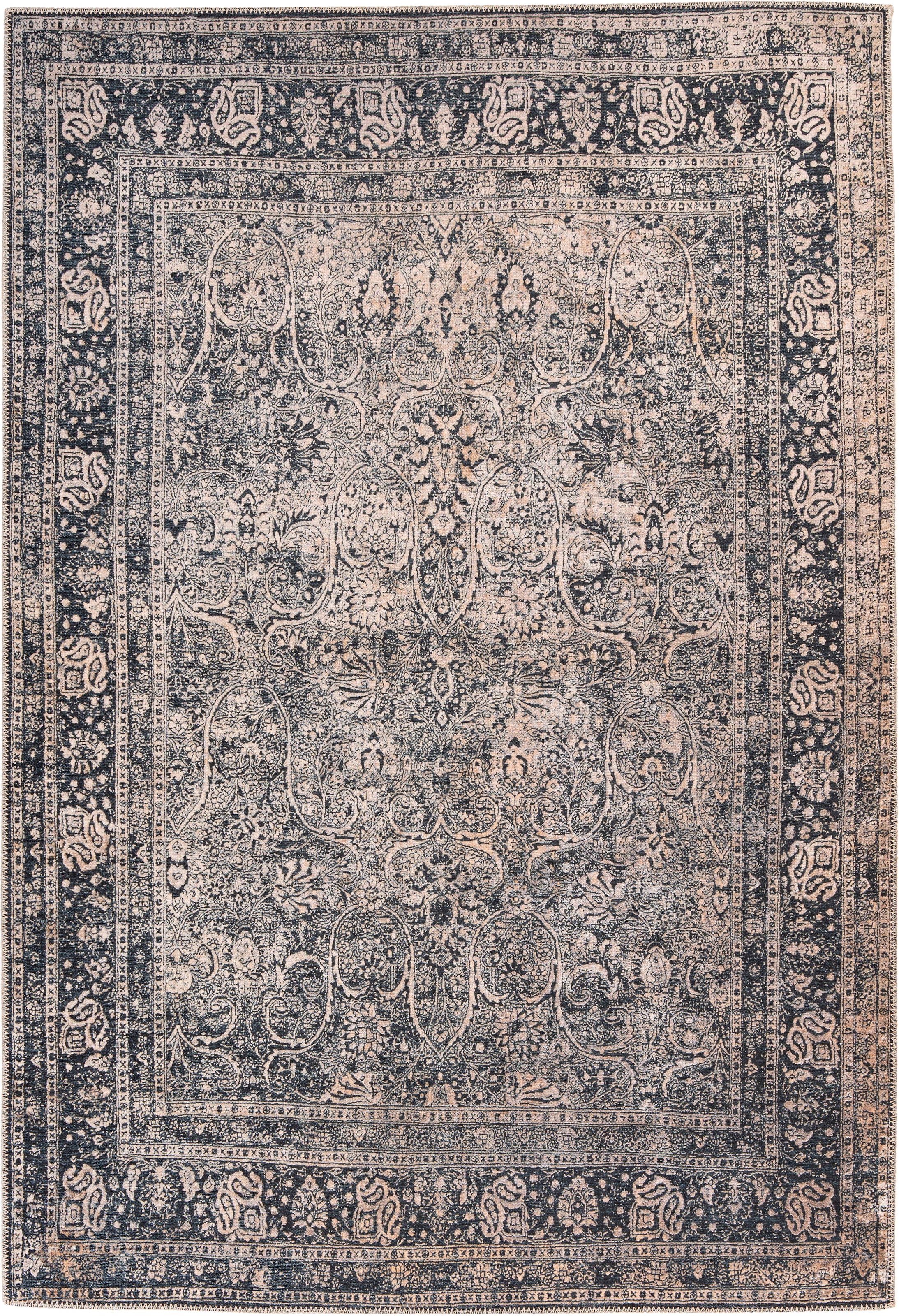me gusta Teppich »Faye 925«, rechteckig, 6 mm Höhe, Flachgewebe, gedrucktes Motiv, Wohnzimmer