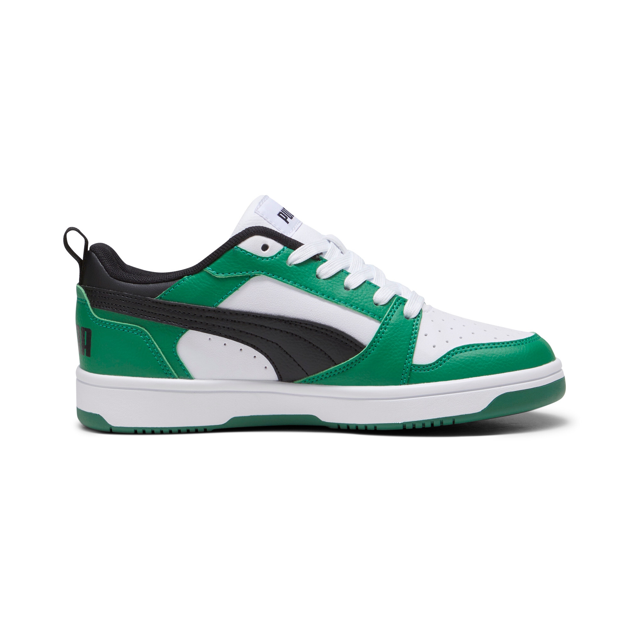 PUMA Sneaker »REBOUND V6 LO JR«  mit Schnürverschluss, dämpfendes Fußbett, aus Synthetik