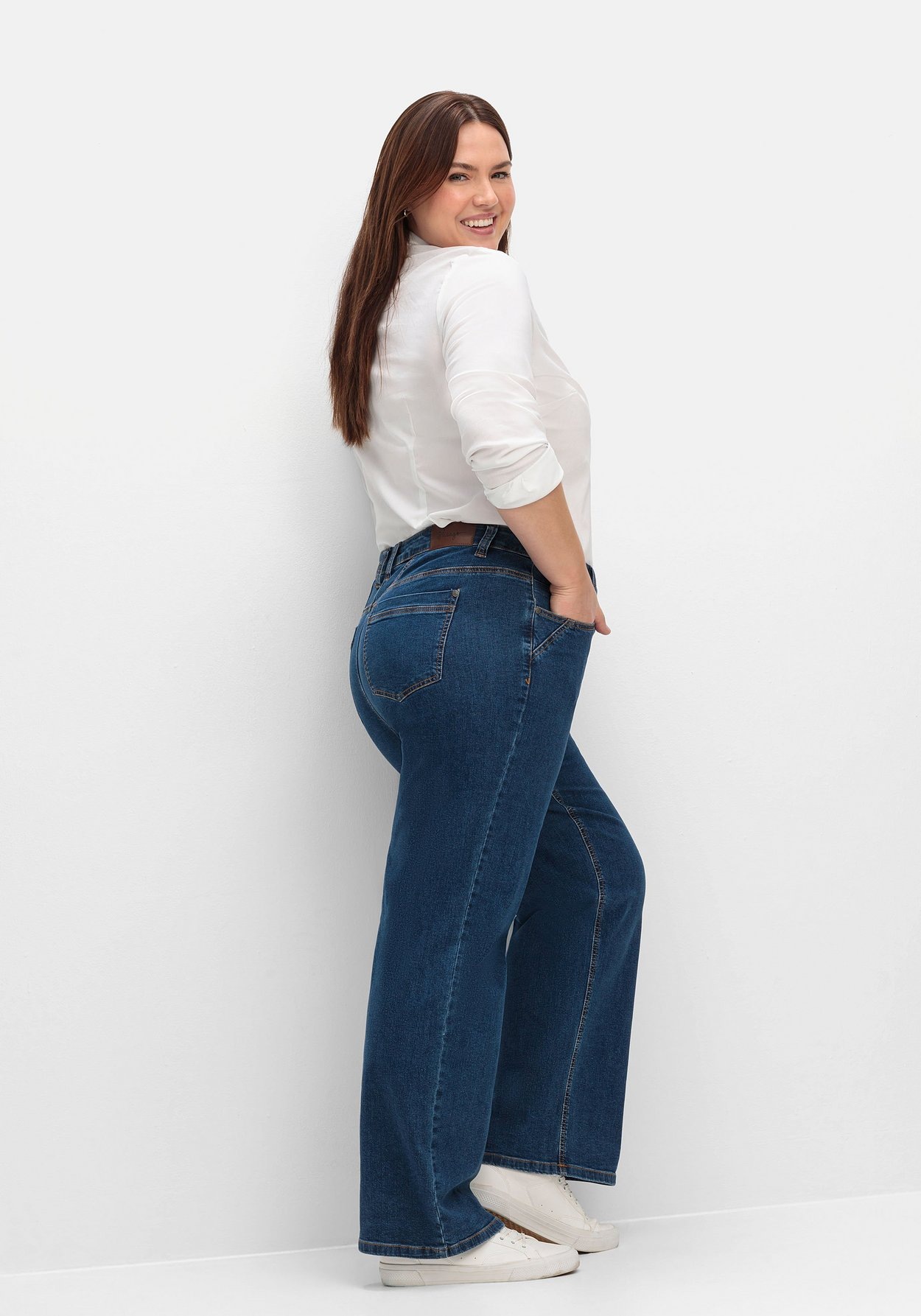 Sheego Weite Jeans »Komfort-Jeans ELLA ELLA für kräftige Oberschenkel und Waden«