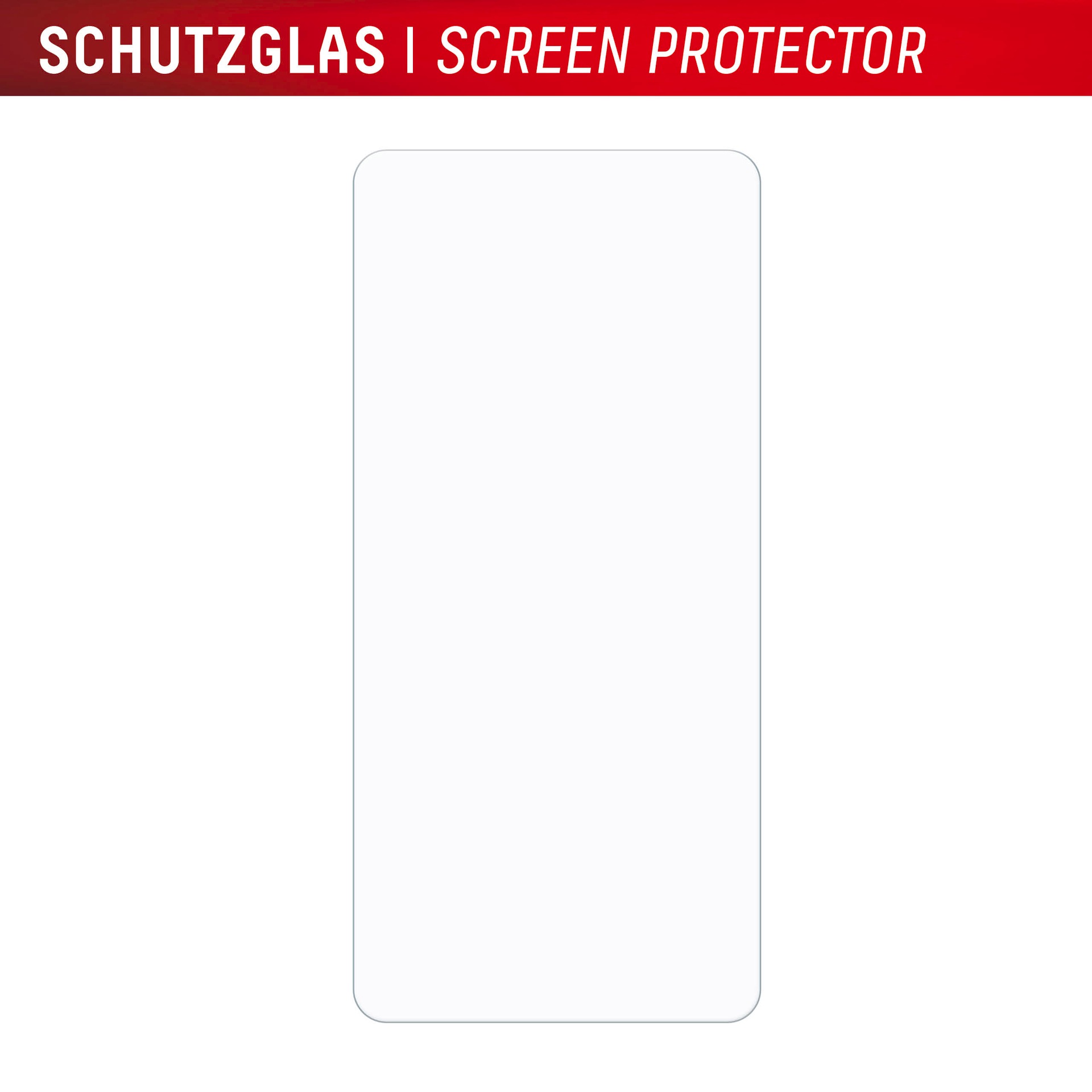 Displex Displayschutzglas »Real Glass Screen Protector inkl. Case«, für Samsung Galaxy S25 Edge, Displayschutzfolie, Schutzfolie, Bildschirmschutz, kratz- & stoßfest