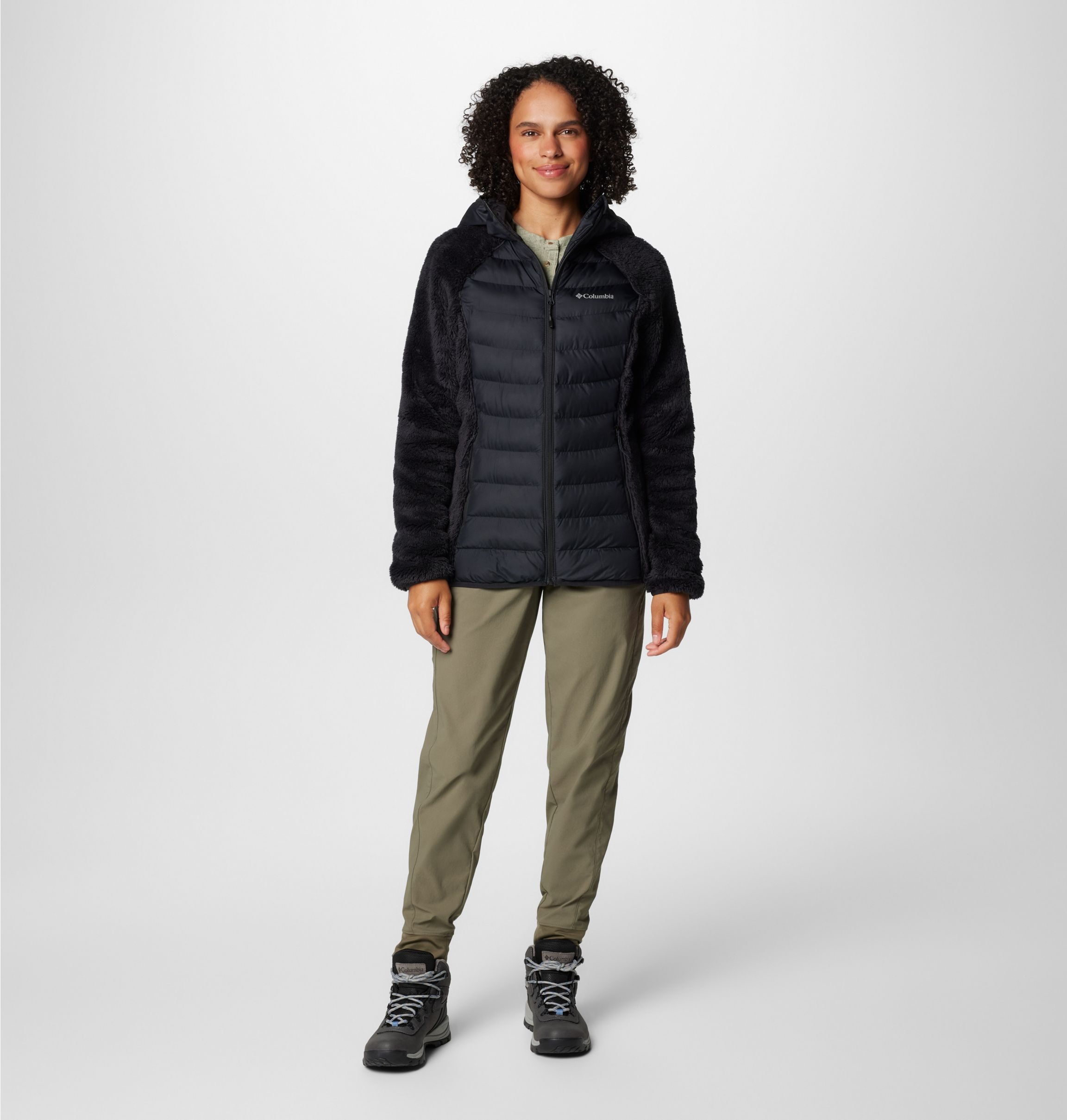 Columbia Hybridjacke »Powder Lite™ II Sherpa Hybrid Jacket« mit Kapuze