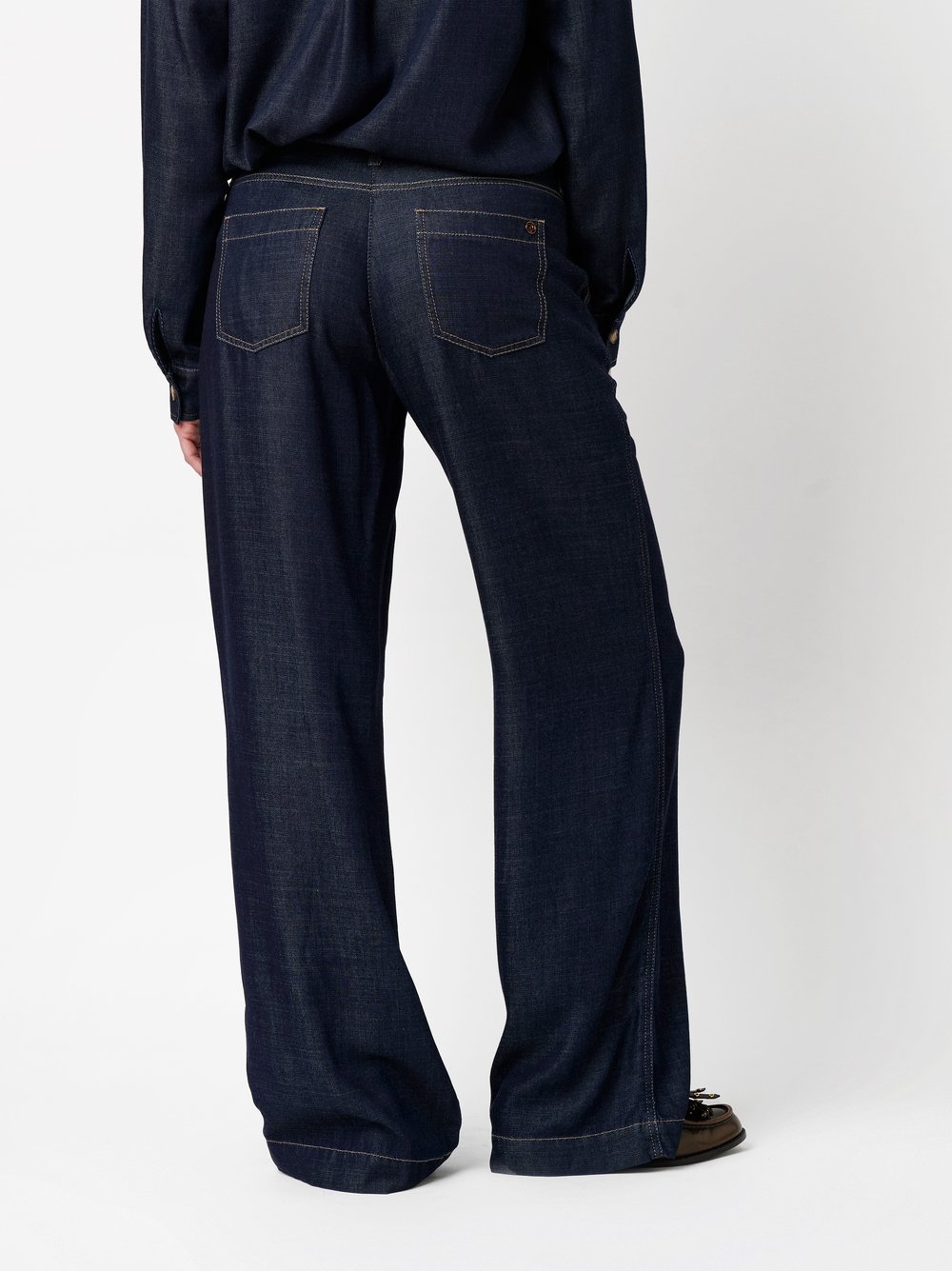 TONI Weite Jeans »Liv Tailored«, mit Ziernähten