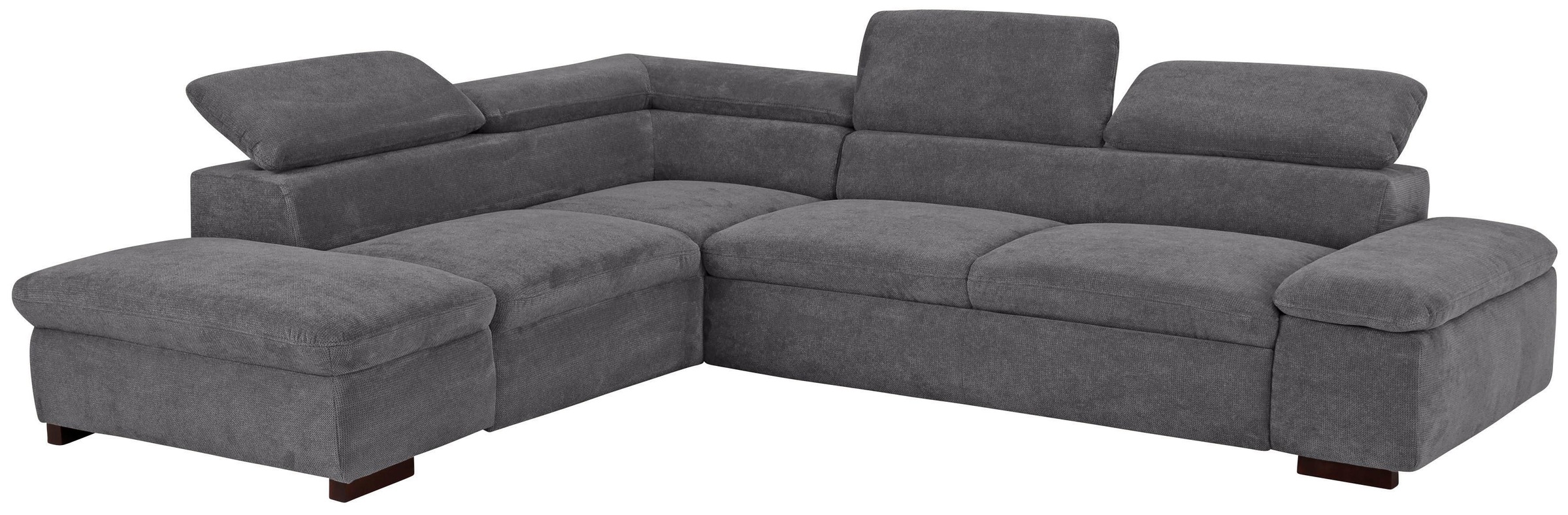 Home affaire Ecksofa »Alberto L-Form«, mit Kopfteilverstellung, wahlweise mit Bettfunktion