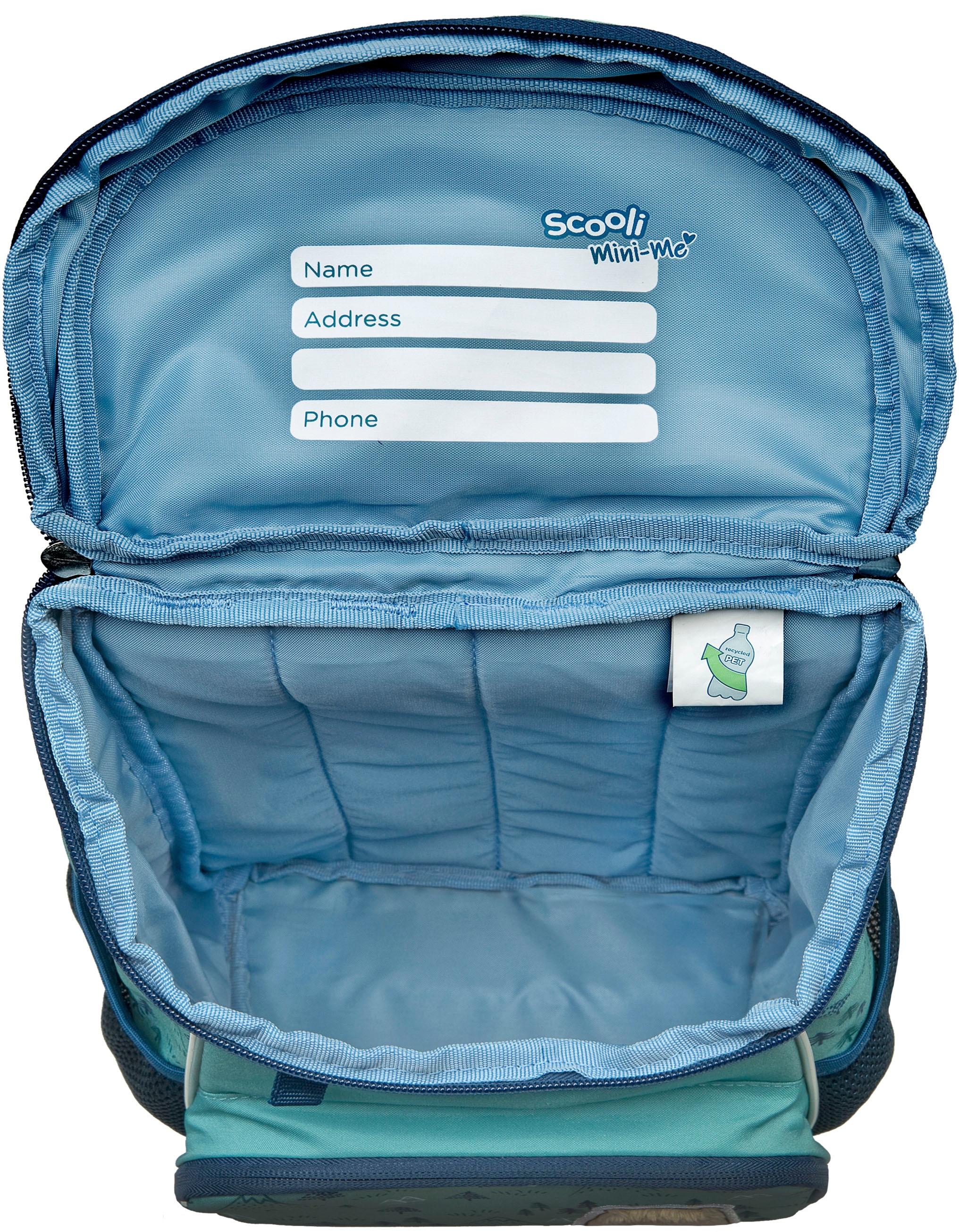 Scooli Kinderrucksack »Mini-Me, Bobby Bear«, Reflektoren