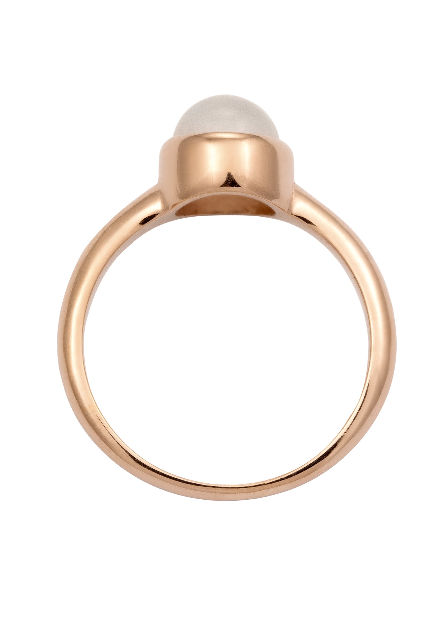 Elli Silberring »Ring Solitär Edelstein Mondstein Pastell 925 Silber«