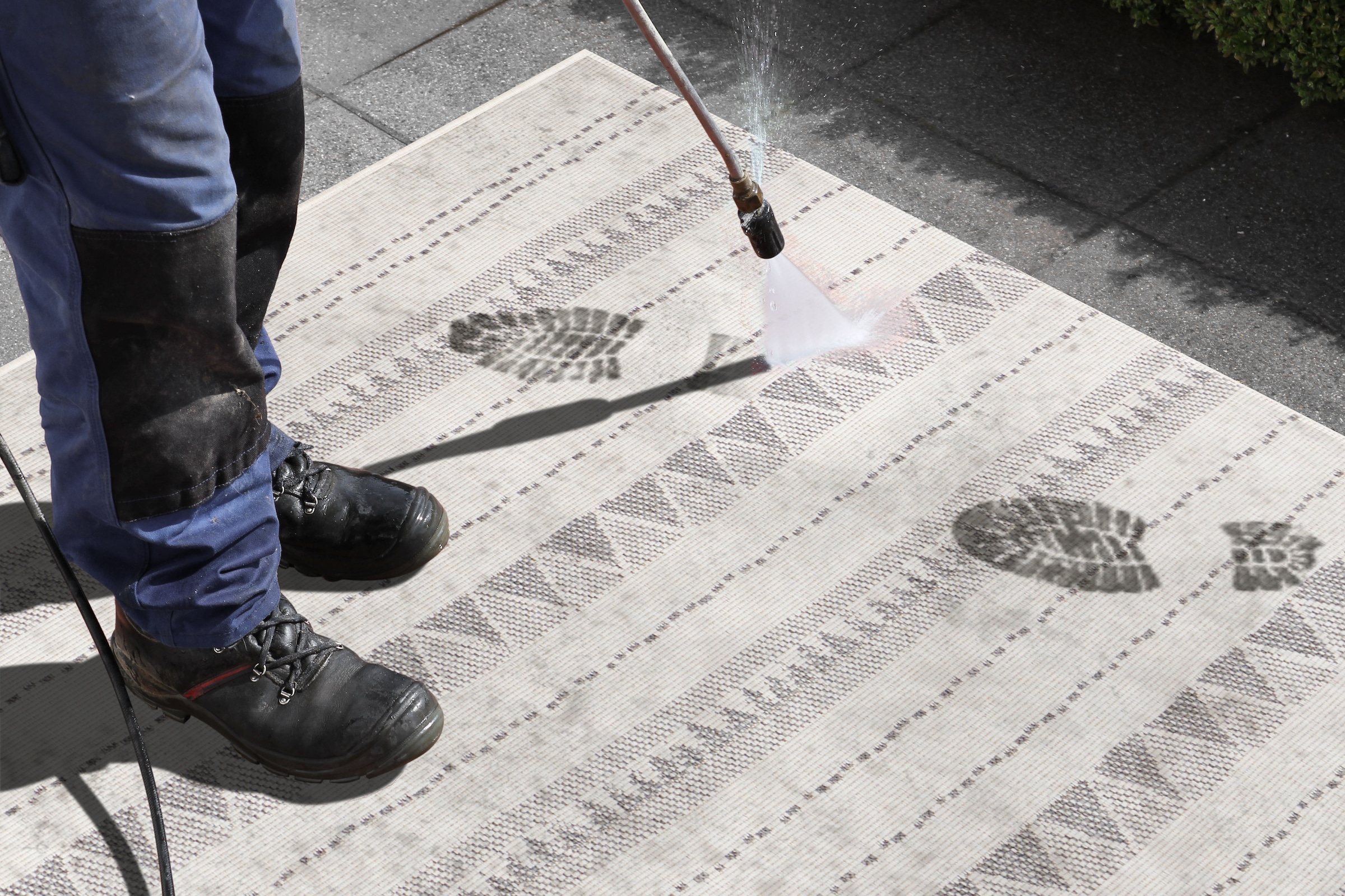 NORTHRUGS Läufer »Bahamas«, rechteckig, 5 mm Höhe, In-& Outdoor, Wetterfest, Balkon, Garten, Wohnzimmer, Wasserfest