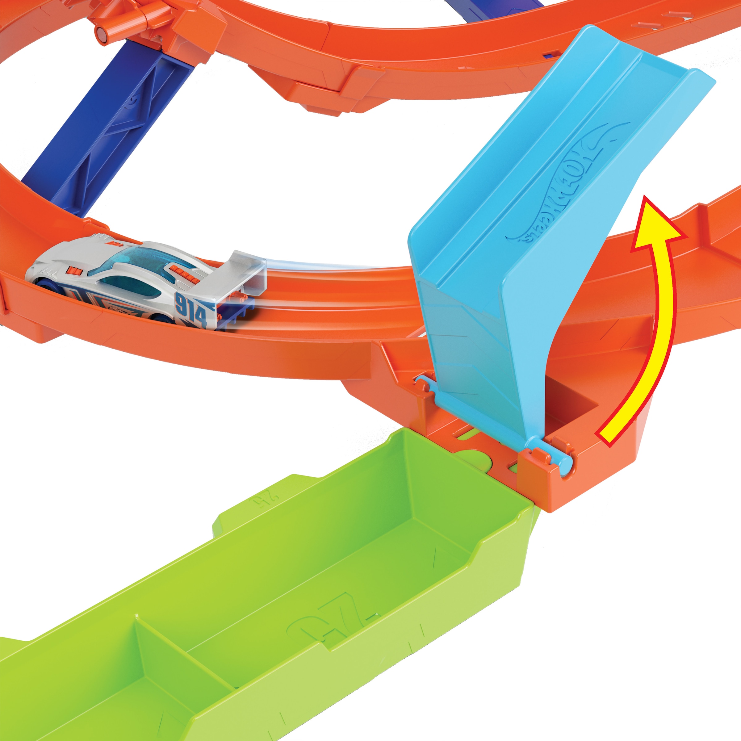 Hot Wheels Autorennbahn »Hot Wheels Action-Trackset Looping-Zyklon-Challenge«