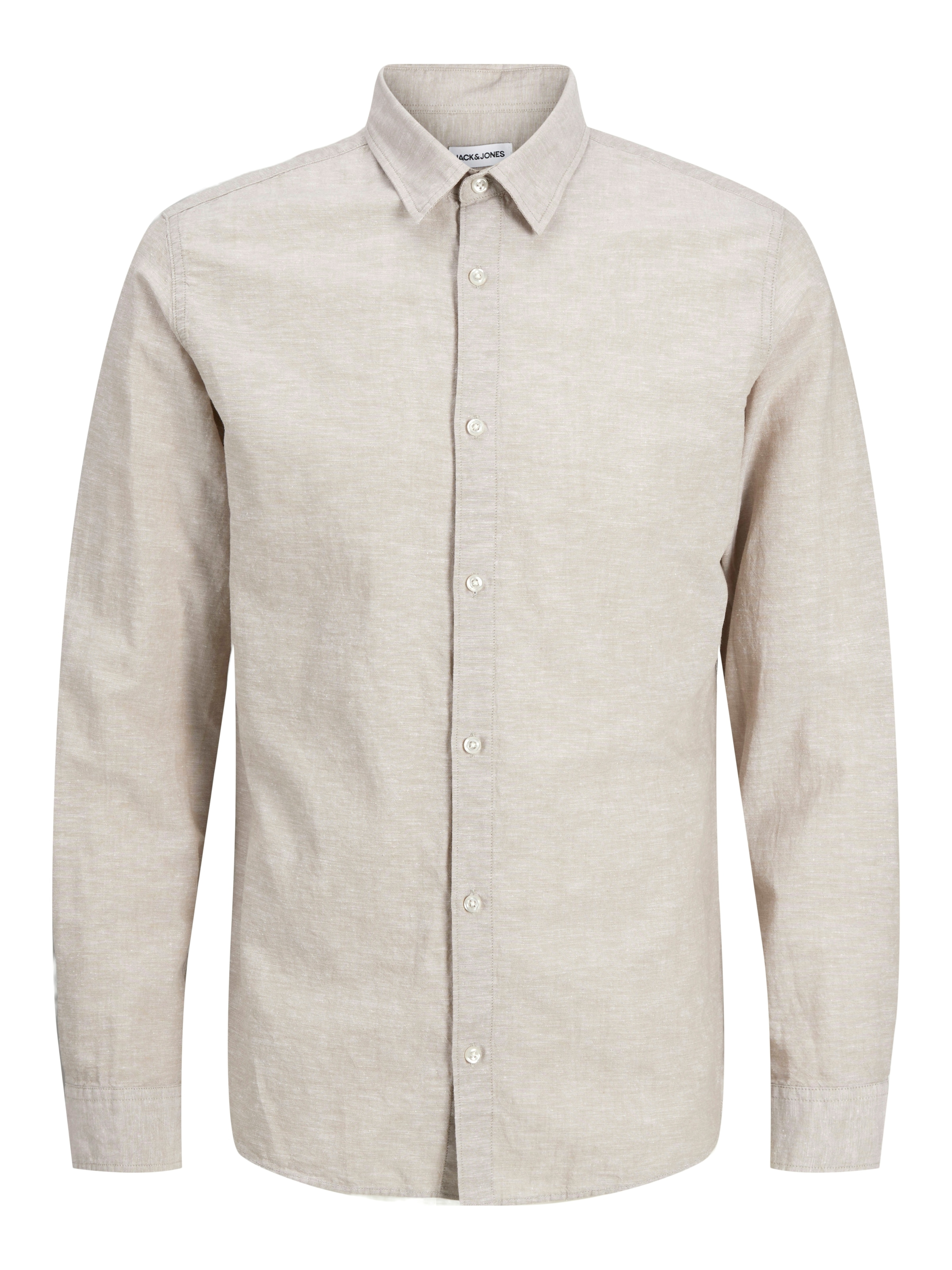 Jack & Jones PlusSize Langarmhemd »JJEBREEZE SHIRT LS SN PLS«, mit Hemdkragen